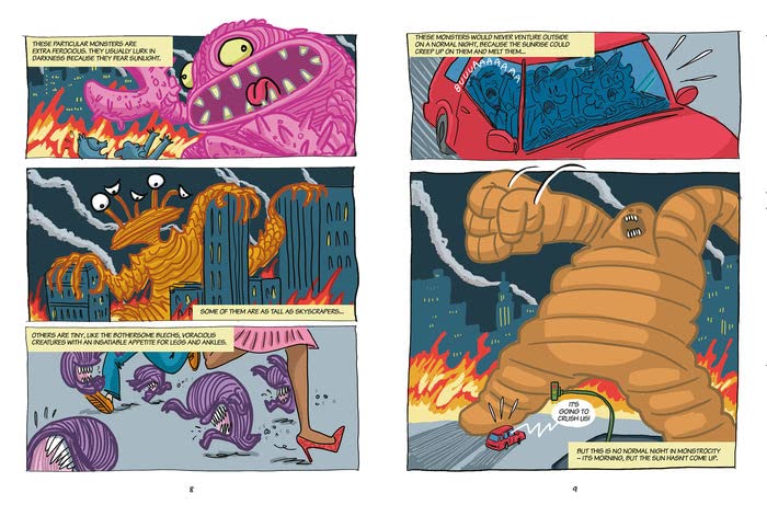 Olivia Wolf and the Night of the Giant Monsters - Children's Fantasy Adventure Book for Kids Ages 6-12 | Perfect for Bedtime Reading, Classroom Storytime & Young Readers