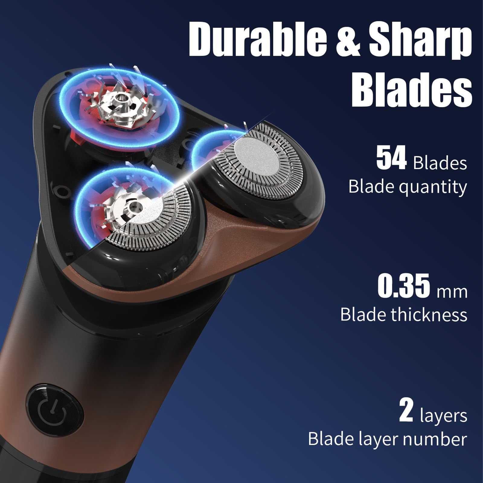 Sejoy Electric Shaver for Men - Rechargeable Cordless Razor with Magnetic Head & Quick Release Blade, Self-Sharpening Technology, IPX6 Waterproof, Long Battery Life - Perfect for Travel, Business Trips & Daily Shaving