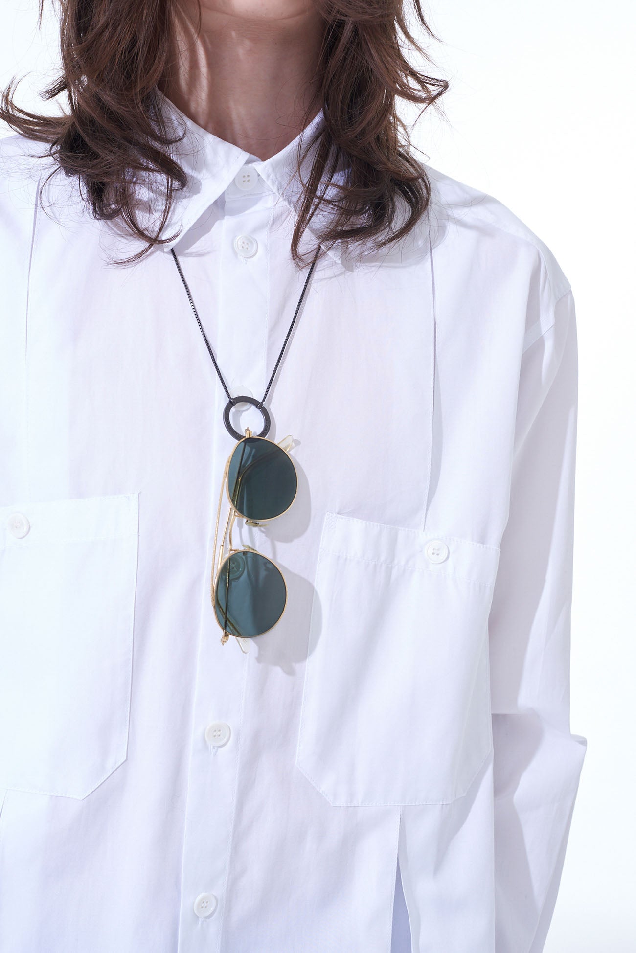 Stylish Brass Glasses Holder Necklace - Adjustable Eyeglass Chain for Women & Men - Perfect for Reading, Driving & Outdoor Activities