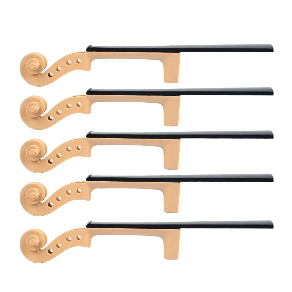 Handcrafted 4/4 Violin Parts - Scroll, Neck & Fingerboard for Luthiers & Violin Makers | Professional Violin Repair & DIY Instrument Building Tools