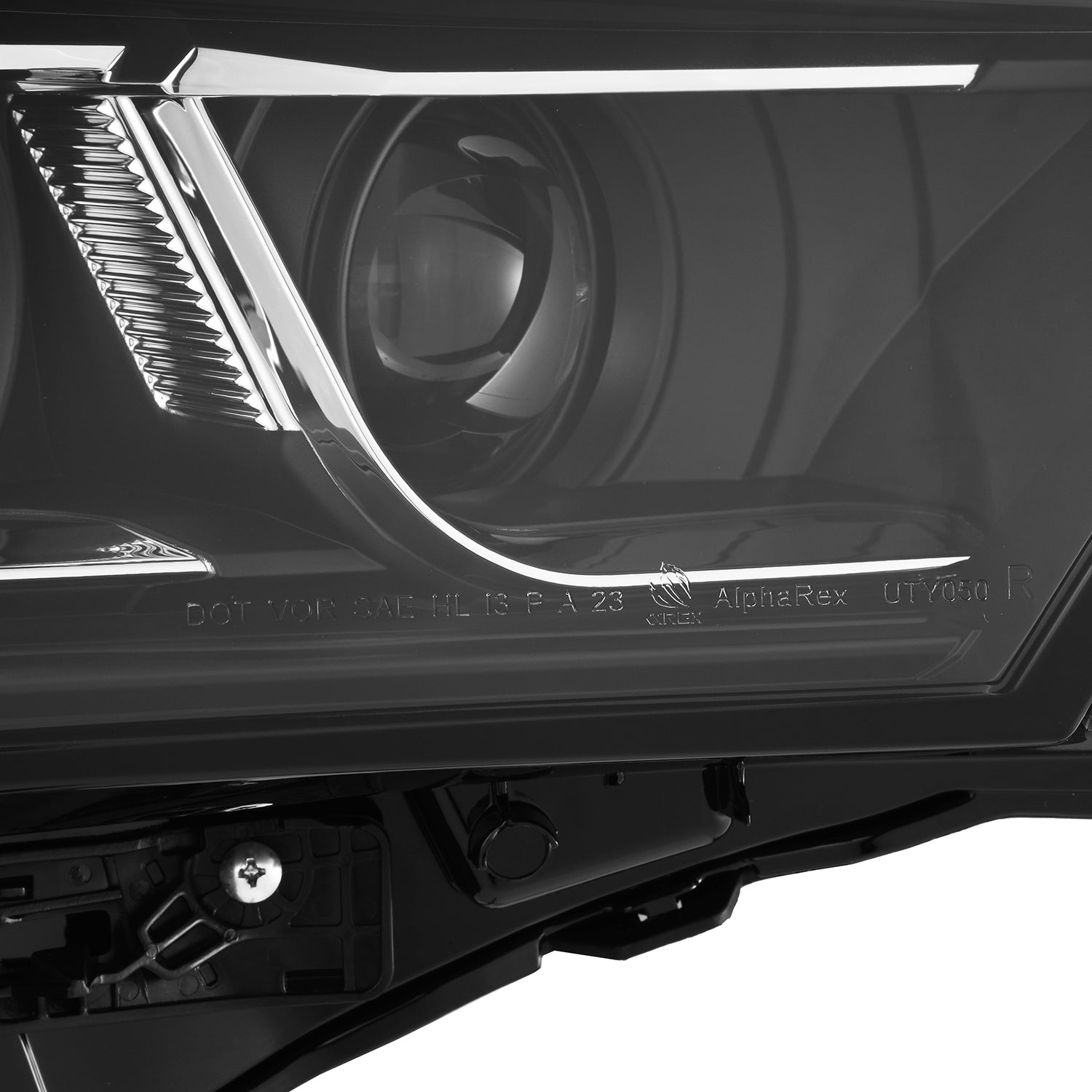 22 25 Toyota Tundra Sequoia LUXX Series LED Projector Headlights - Black Housing High Performance Headlamps for Night Driving & Off-Road Adventures