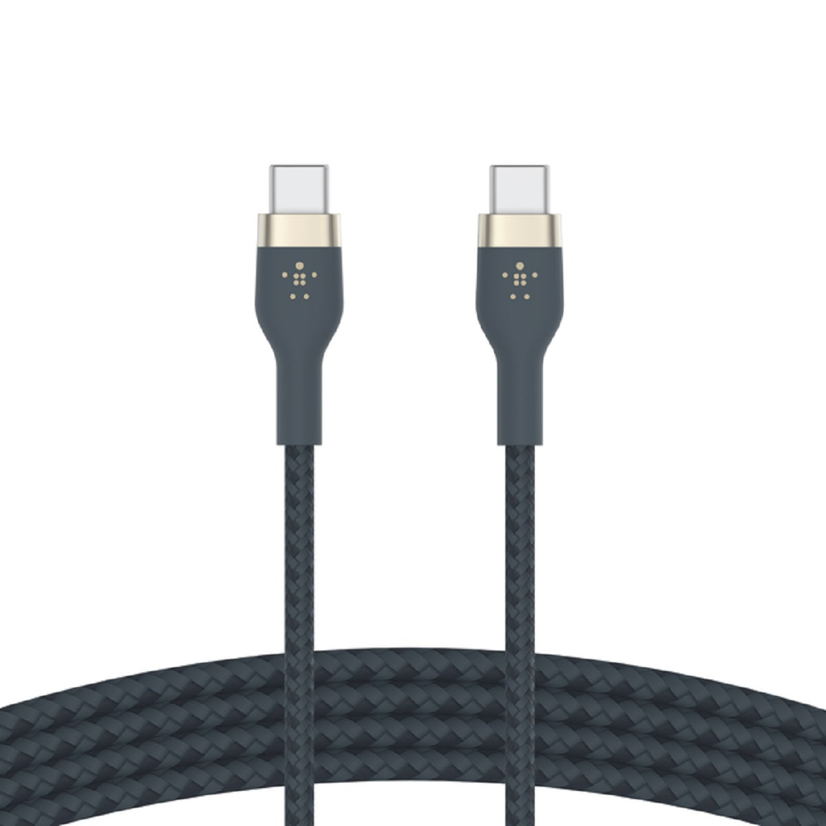 Belkin BoostCharge Pro Flex USB-C to USB-C Cable (3ft/6ft) - Fast Charging & Data Sync for iPhone 15, iPad Pro, MacBook, Samsung Galaxy - Durable Nylon Braided for Home, Office & Travel