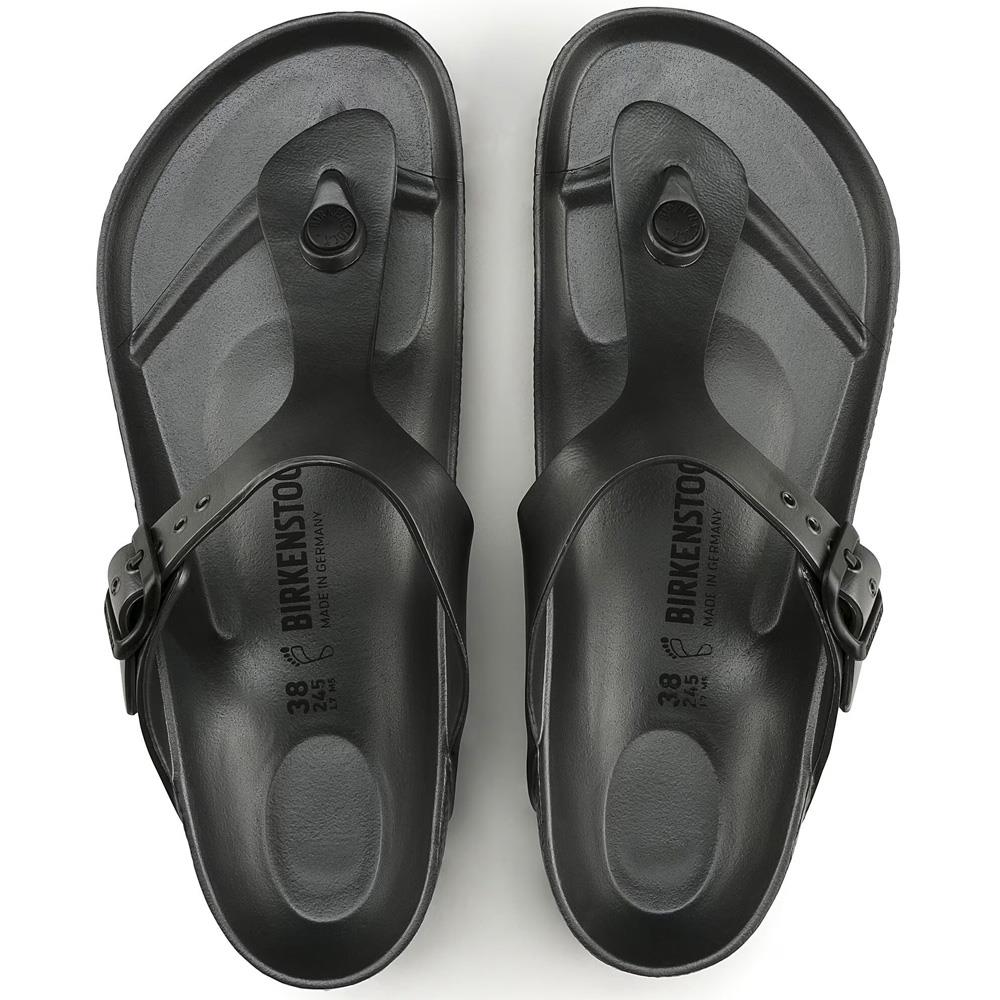 Birkenstock Unisex Gizeh EVA Sandals - Comfortable Metallic Anthracite Color - Perfect for Beach, Pool & Summer Outdoor Activities