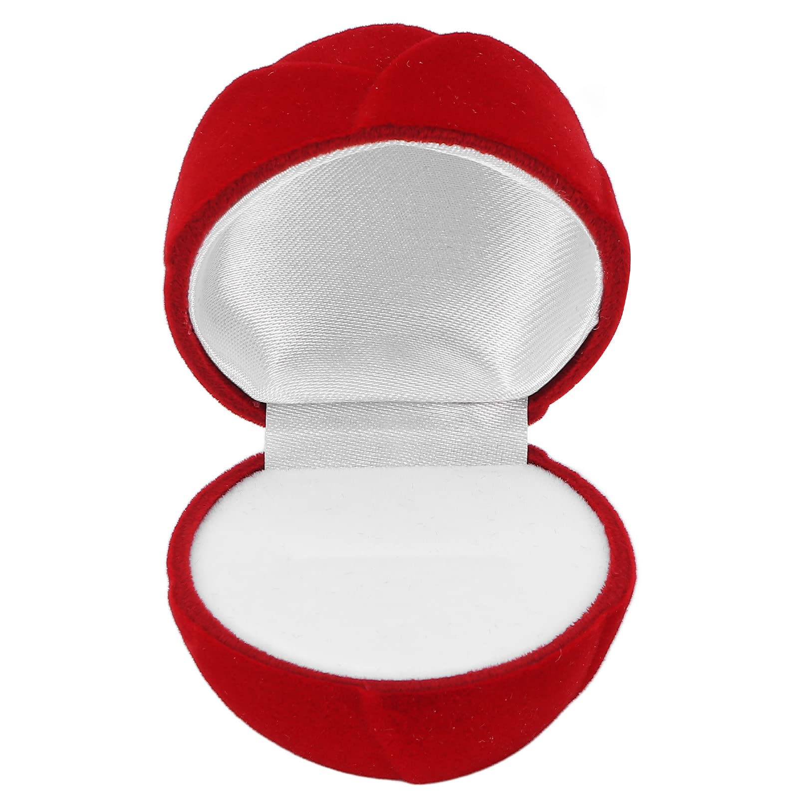 Pinsofy Jewelry Gift Box - Elegant Red Protective Storage Case for Necklaces, Rings & Earrings | Compact Retro Design for Gifting, Travel & Home Decor