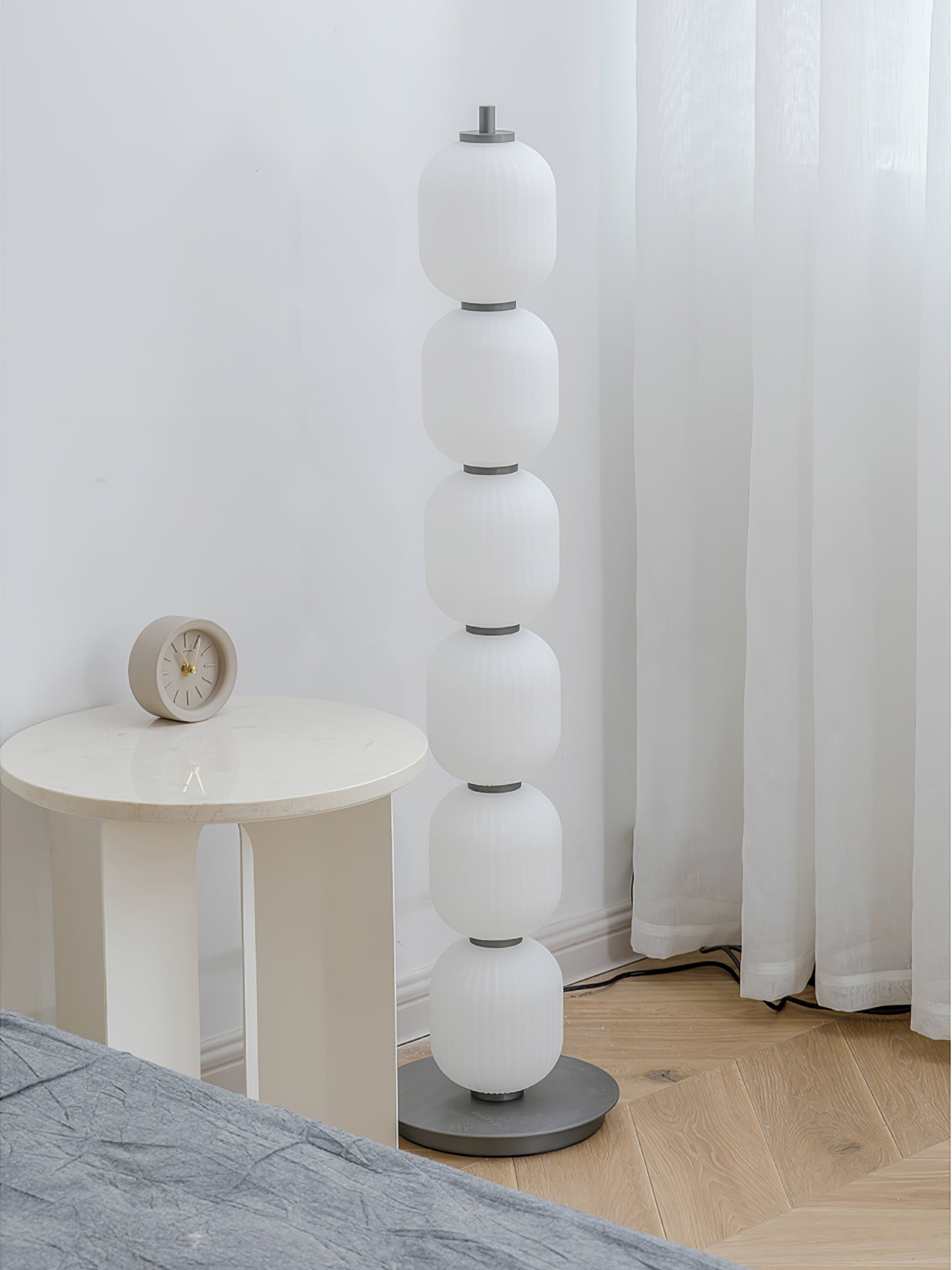 Modern Collier Table Lamp - Adjustable LED Desk Light for Home Office, Bedroom & Study - Warm White & Cool White Light Modes for Reading, Working & Relaxing