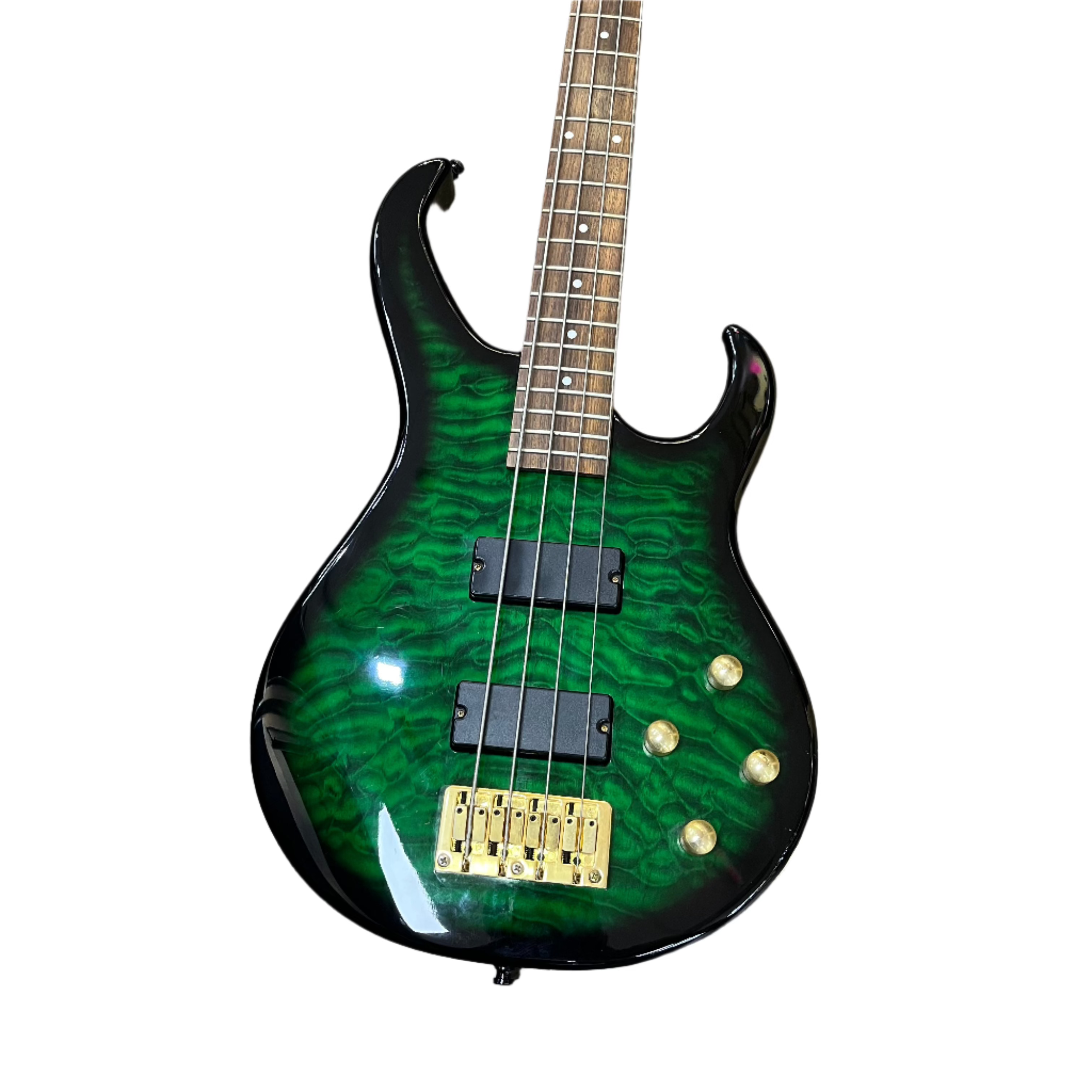 Morgan Monroe Viking Bass Guitar with Gig Bag - Professional 4-String Electric Bass for Beginners & Musicians - Perfect for Live Performances, Studio Recording & Practice