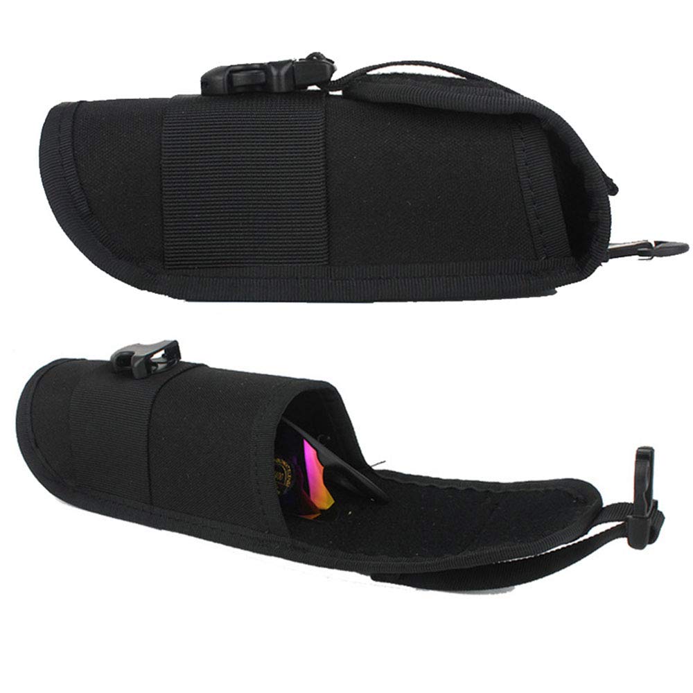 Tactical Sunglasses & Goggles Set for Outdoor Hunting, Fishing, Hiking - Durable Combat Kit with Pouch - Perfect for Military, Survival & Adventure Activities