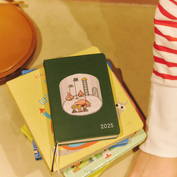 Hobonichi Techo 2025 MOTHER Planner - A6 Size Daily Japanese Diary (January Start, Monday Start) - Perfect for Journaling, Planning & Gift Giving