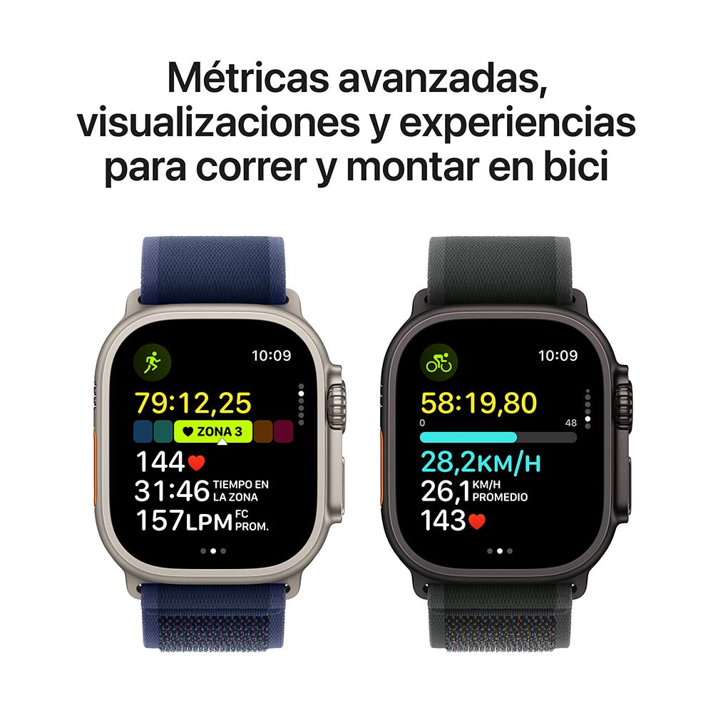 Apple Watch Ultra 2 GPS + Cellular 49mm - Black Titanium Case with Black Milanese Loop Band (Medium Size) | Perfect for Fitness Tracking, Outdoor Adventures & Everyday Smartwatch Use