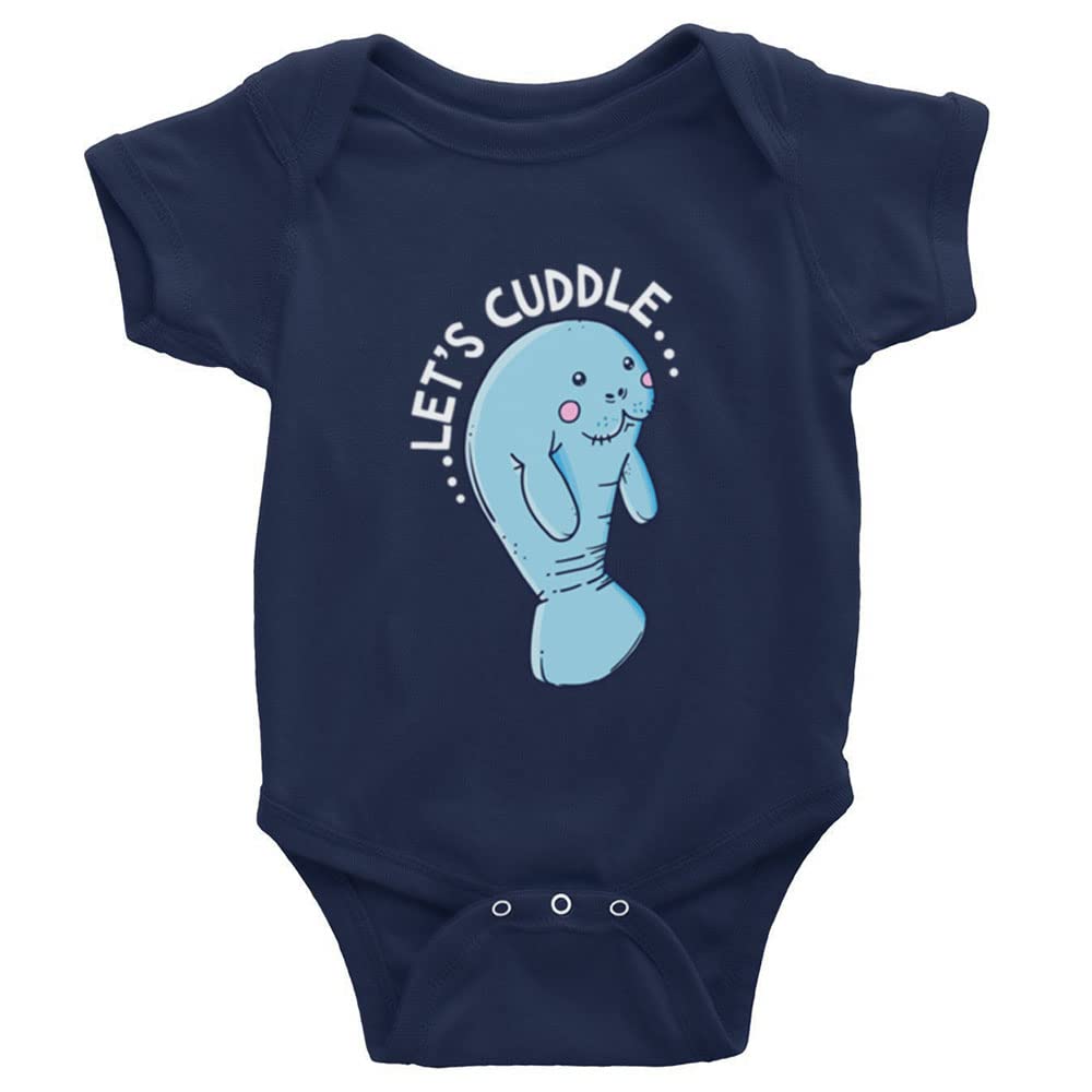 Funny Manatee Baby Crawl Clothes - Long Sleeve Unisex Infant Romper Bodysuit for Boys & Girls | Perfect for Playtime, Photo Shoots & Cuddling