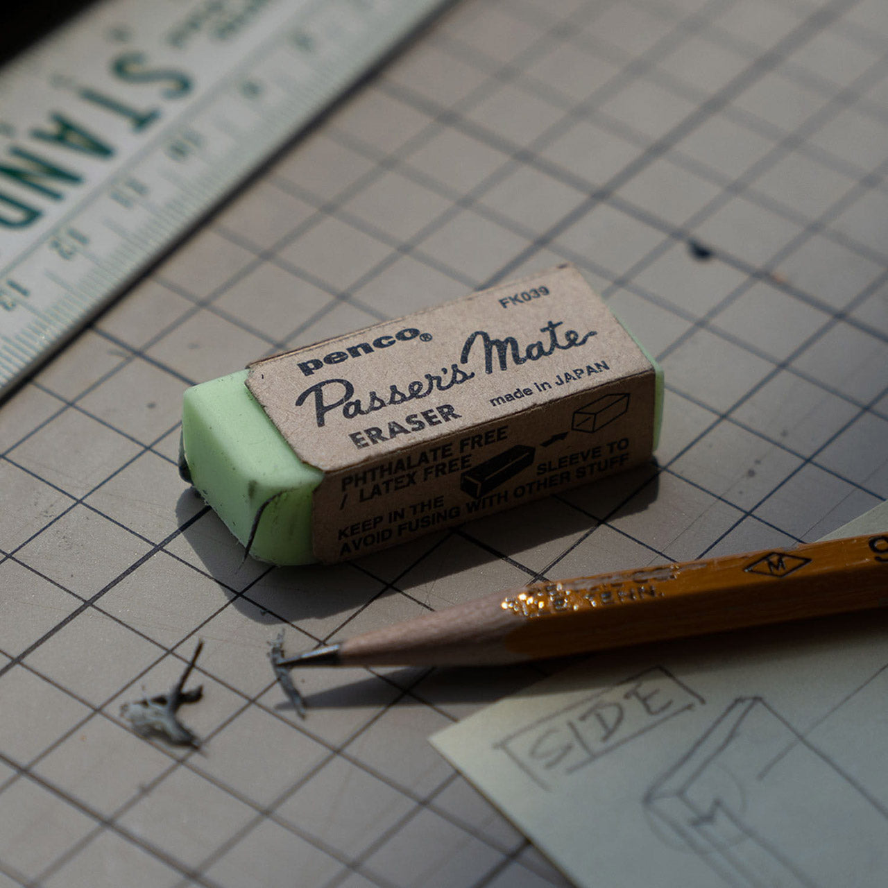 Penco Premium Vinyl Erasers - Pack of 12, Latex-Free & Smudge-Proof for School, Office & Art Projects - Perfect for Pencils, Mechanical Pencils & Drafting