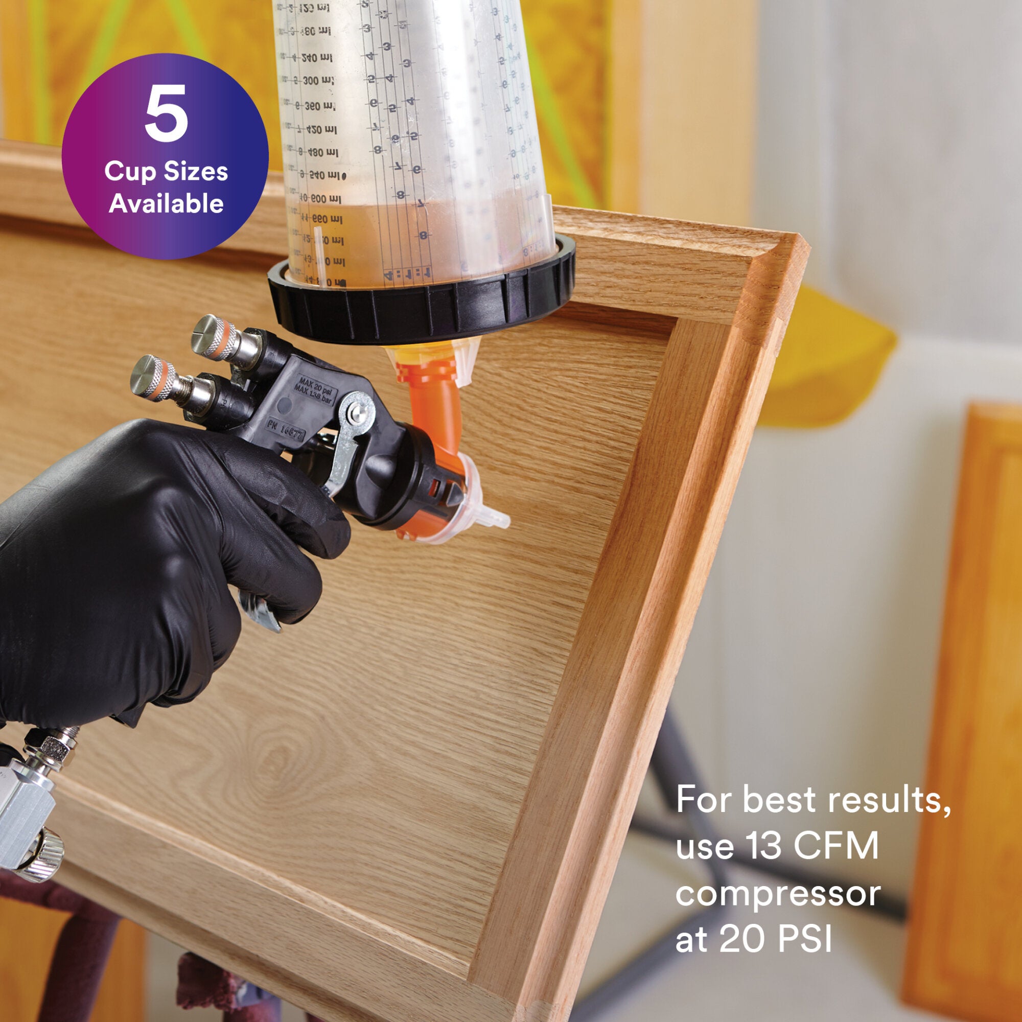 3M Accuspray ONE Spray Gun System with Standard PPS (16580) - 4 Pack - Professional Automotive & Industrial Paint Spraying Tool for Smooth Finishes