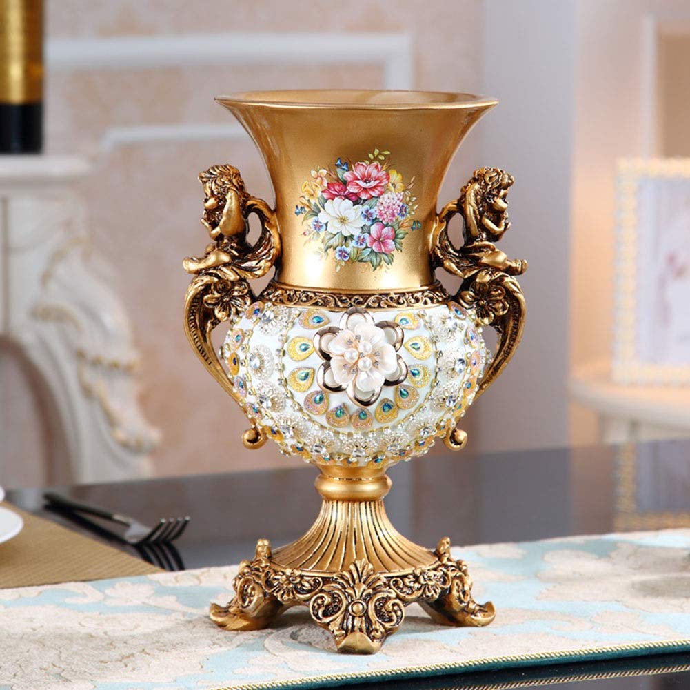 Elegant Large Resin Vase - 11.81