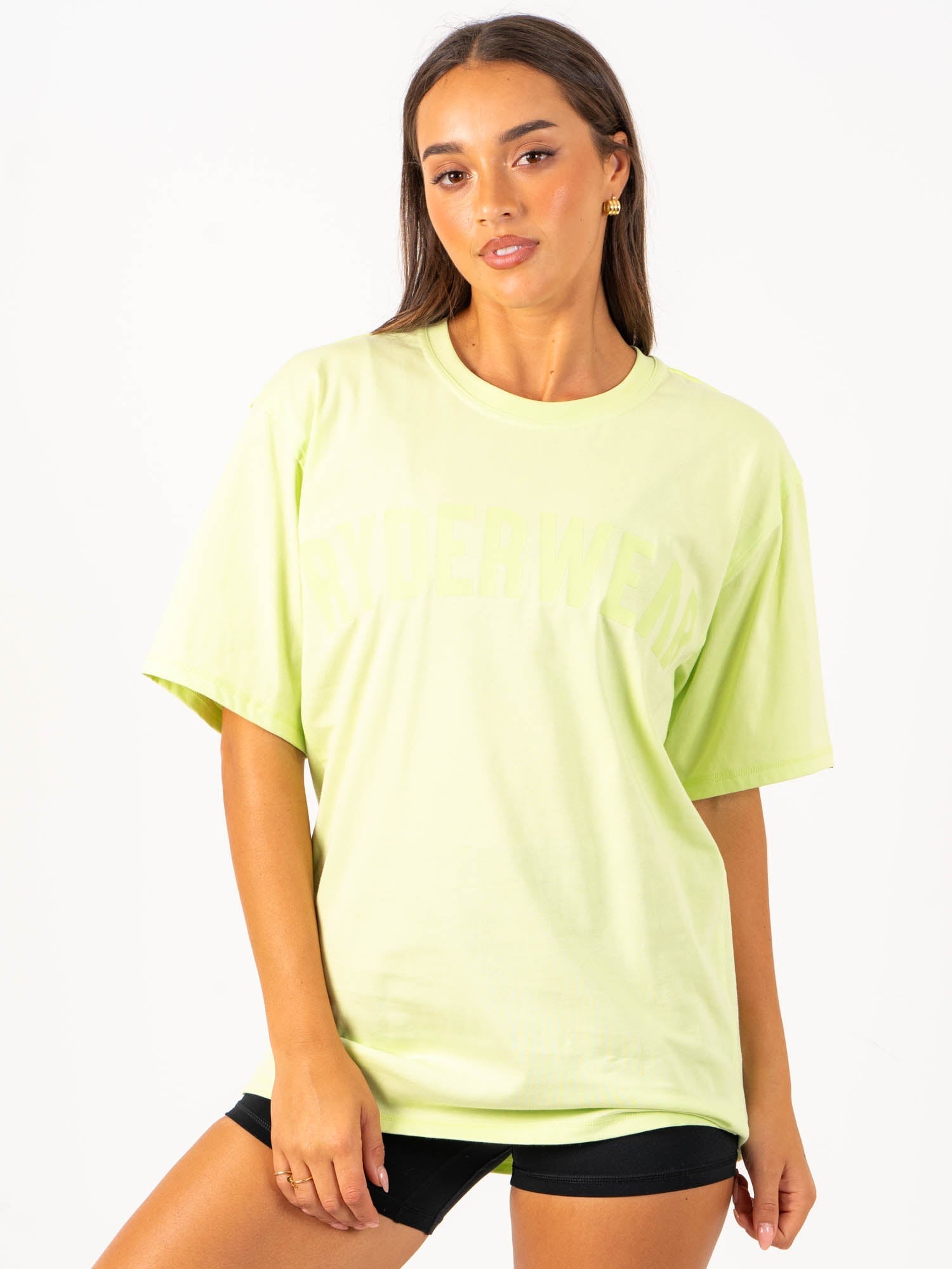 Force Oversized T-Shirt in Lime Green - Comfortable & Stylish Streetwear for Men & Women | Perfect for Casual Outfits, Lounge Wear & Urban Fashion