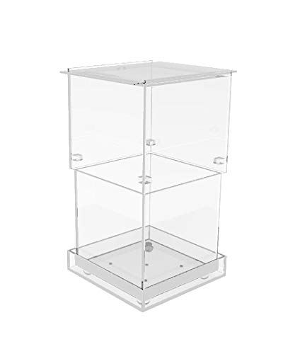 FixtureDisplays® Clear Acrylic Terrarium - 14.7