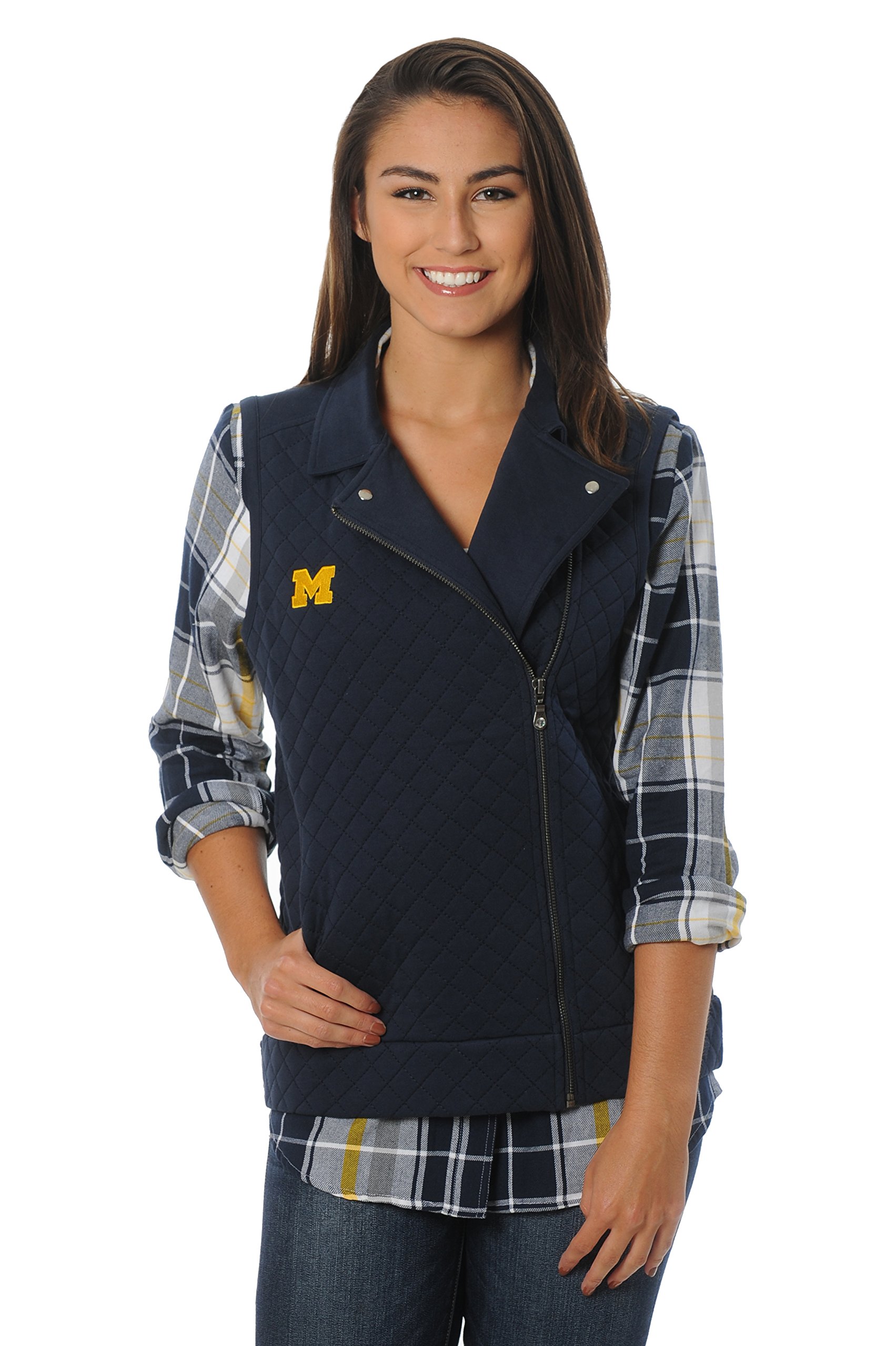 UG Apparel Women's Quilted Moto Vest Jacket - Stylish Winter Outerwear for Casual & Streetwear Fashion | Perfect for Layering, Outdoor Activities & Daily Wear