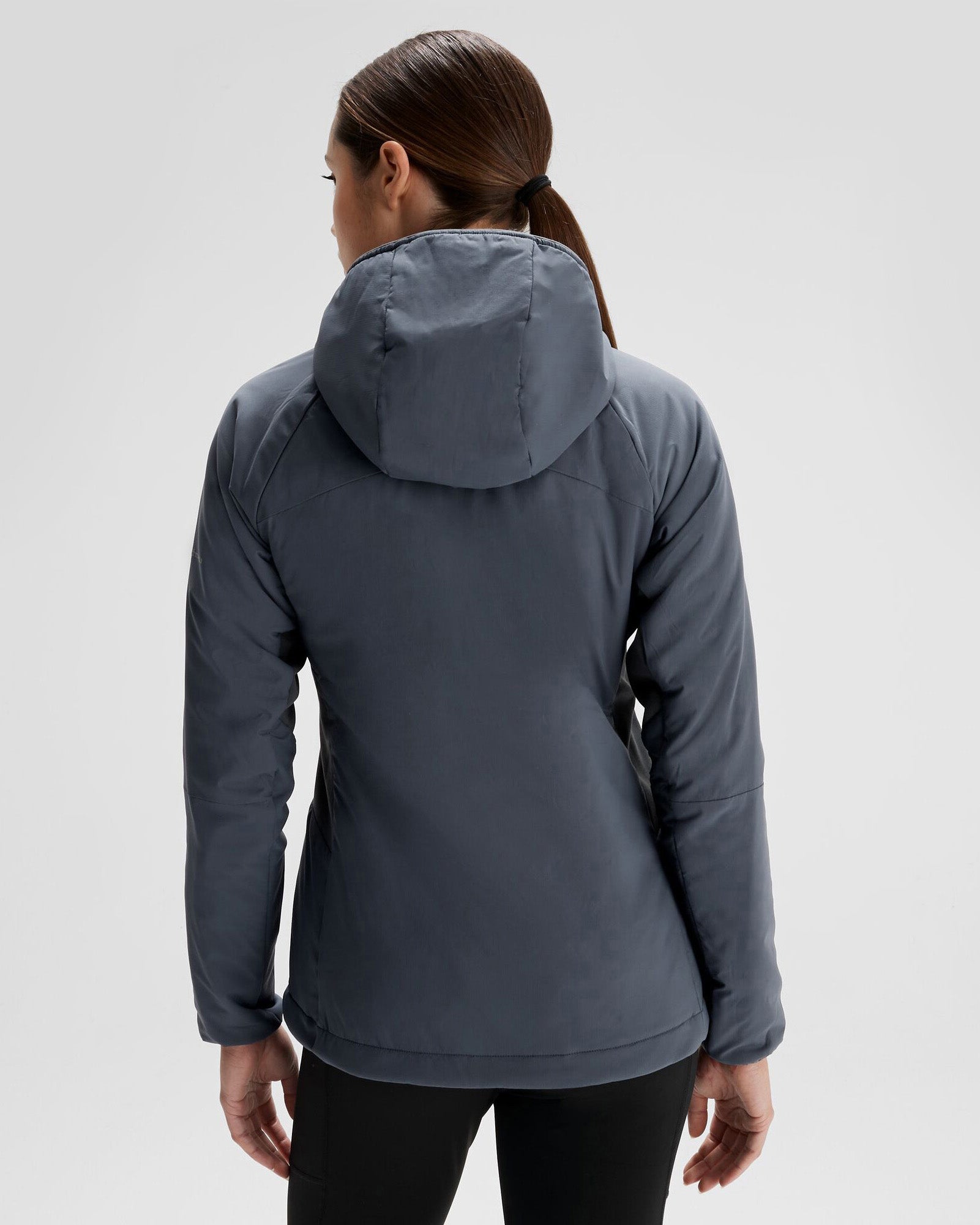 Women's Seeker PrimaLoft® Active Hooded Jacket - Lightweight Insulated Winter Coat for Outdoor Activities, Hiking & Running - Night Black