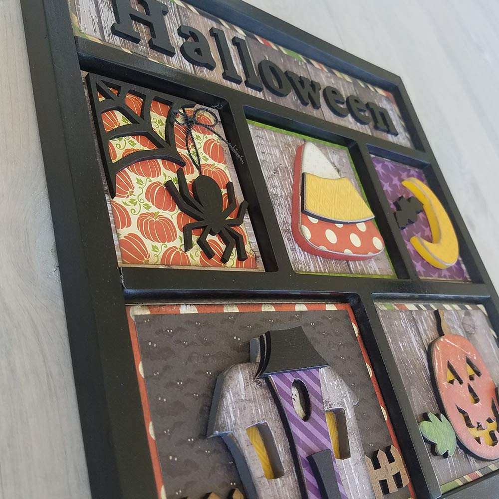 Foundations Decor Shadow Box Kit - DIY Halloween Home Decor for Spooky Party, Haunted House & Seasonal Display