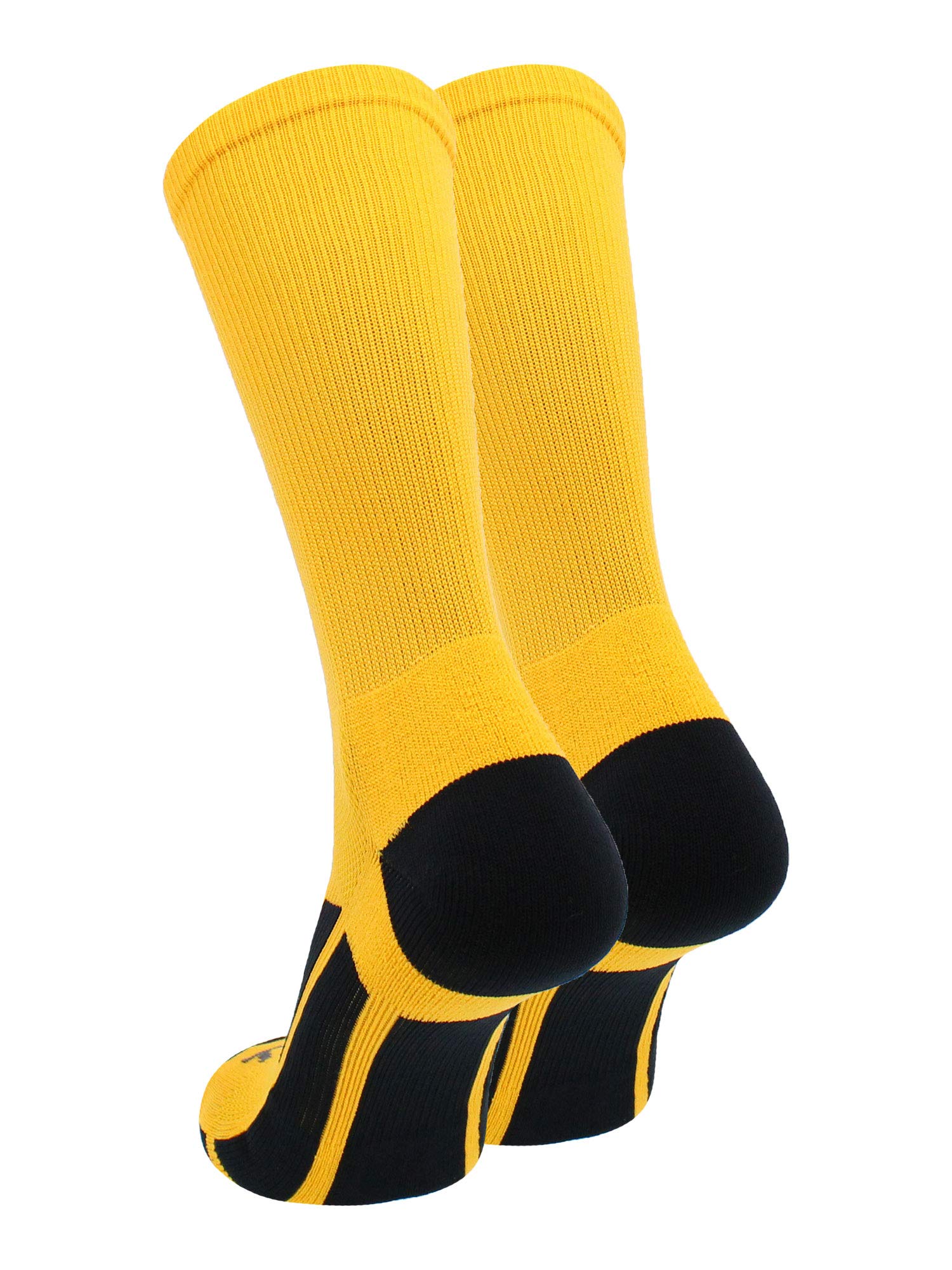 TCK Solid Performance 2.0 Crew Socks - Premium Athletic Socks for Men, Women, Boys & Girls - Perfect for Running, Basketball & Everyday Comfort