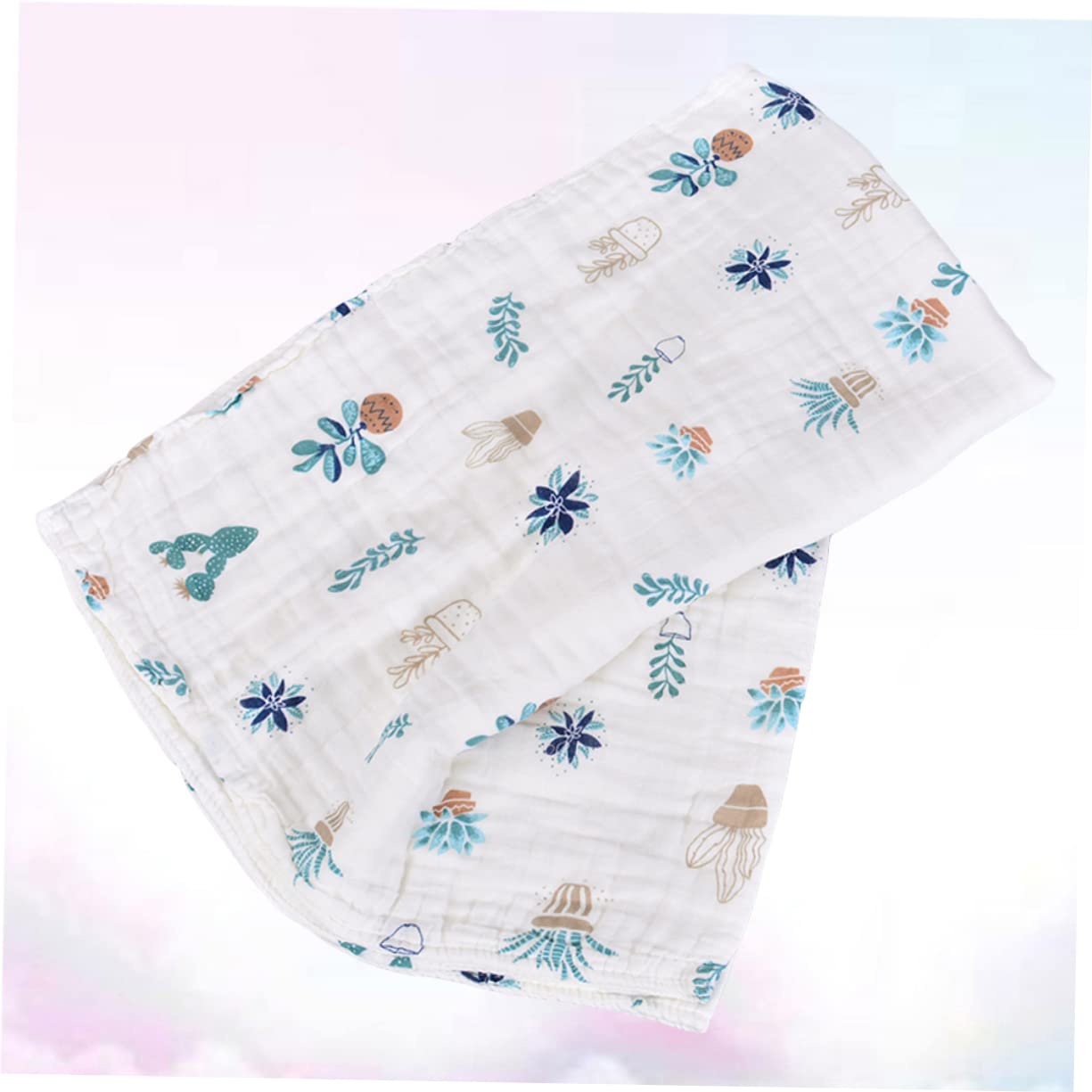 ULDIGI Bamboo Fiber Baby Blanket - Soft Newborn Swaddle & Bath Towel for Boys & Girls | Hypoallergenic Gauze Nursing Cover for Sensitive Skin | Perfect for Cuddling, Swaddling & Bath Time