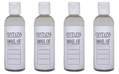 4-Pack 100ml Empty Glass Bottles for Essential Oils, Rose Water & DIY Beauty Products - Leakproof Cosmetic Storage Containers for Travel & Home Use