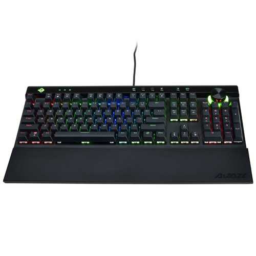 Ajazz AK45 104-Key RGB Mechanical Gaming Keyboard with BOX Switches & Detachable Wrist Rest - Perfect for PC Gaming, Typing & Office Work