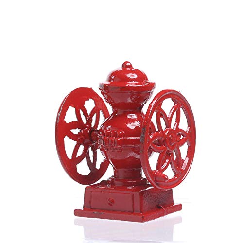 Vintage Style Miniature Coffee Grinder - Hand Crank Manual Mill for Dollhouse Decor, DIY Mini Crafts & Collectibles - Perfect for Miniature Kitchens, Doll Accessories & Model Displays