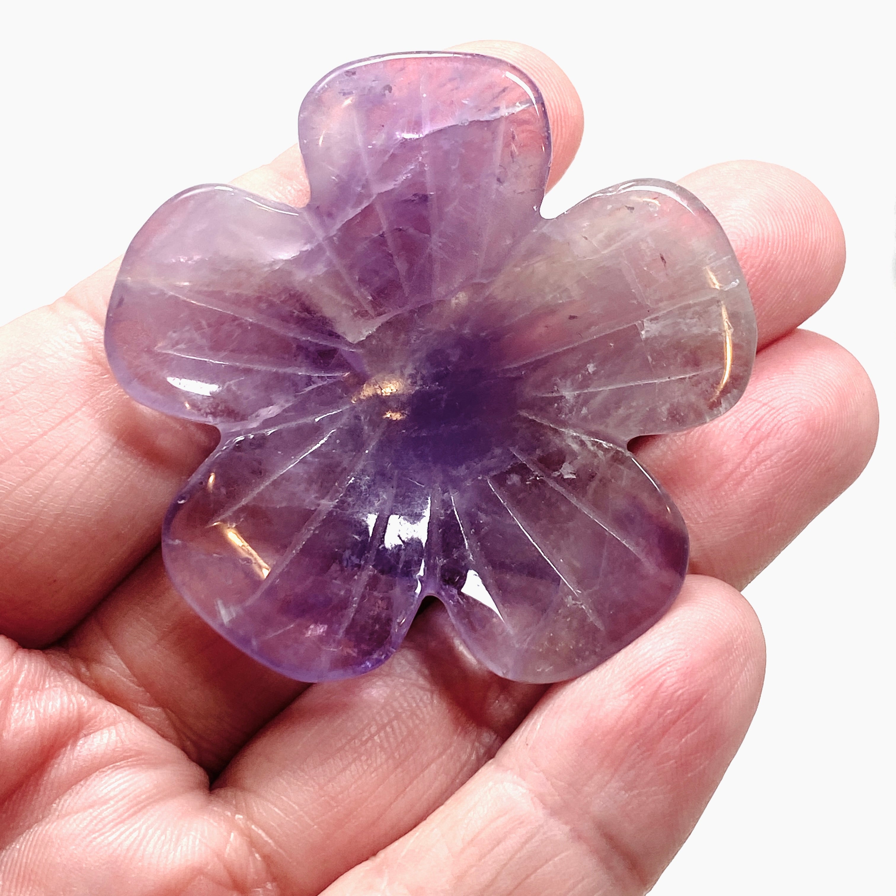 Amethyst Flower AMFL 01 - Natural Healing Crystal for Meditation, Stress Relief & Home Decor | Perfect for Yoga, Reiki & Spiritual Gifts