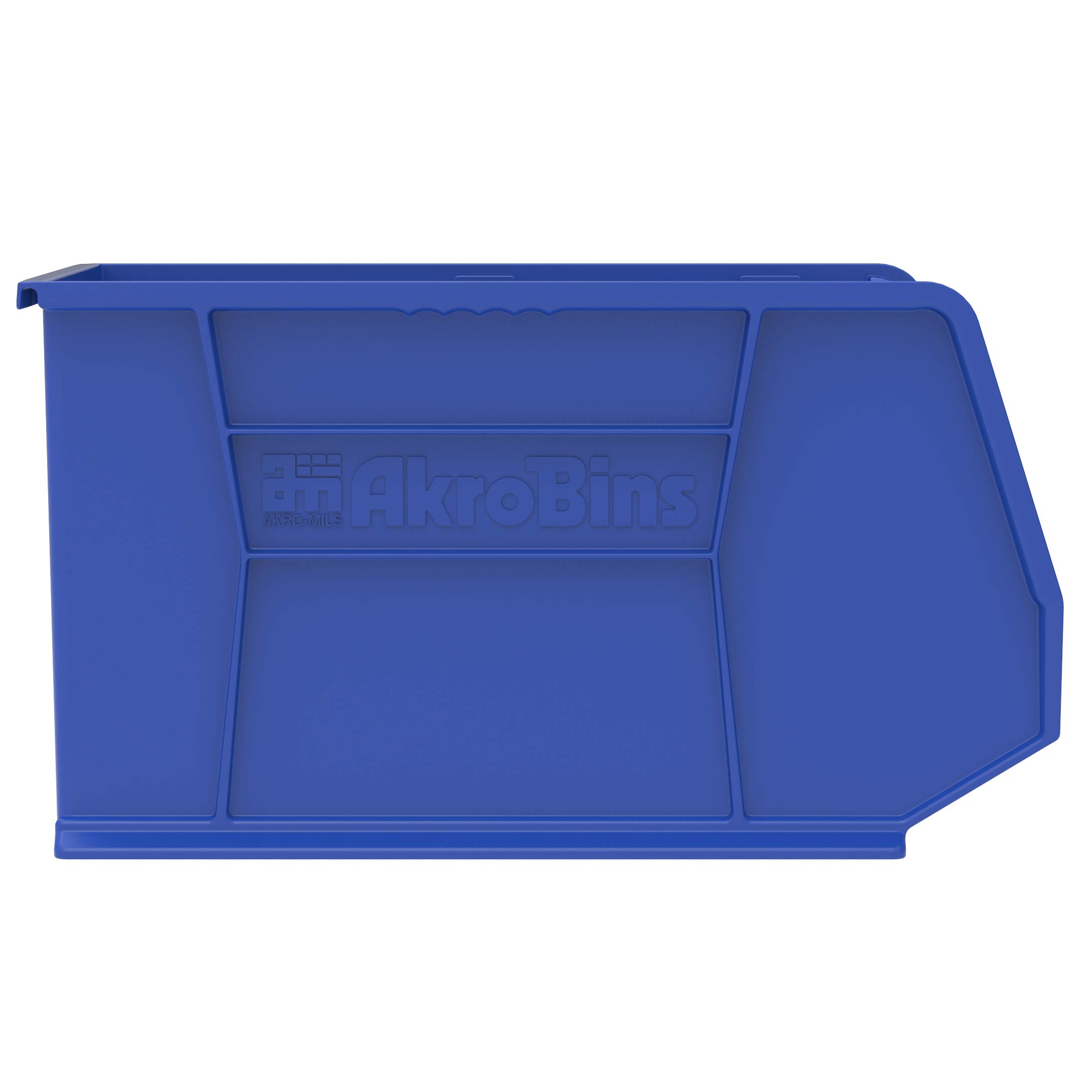Akro-Mils 30260 AkroBins Plastic Storage Bins - 6-Pack Hanging & Stackable Organizer Containers (18