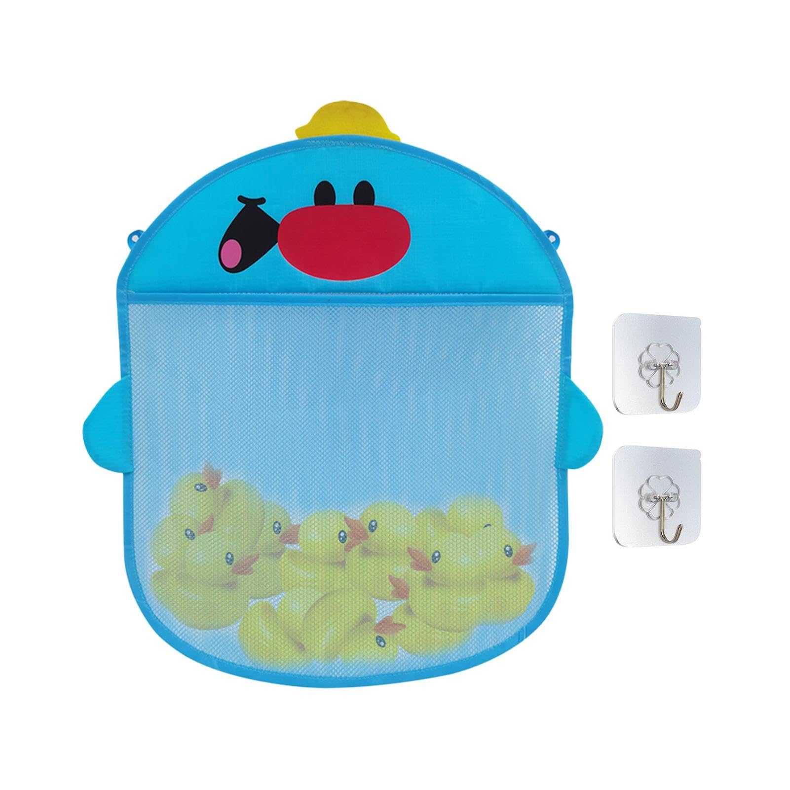 Bathtub Toy Holder - Waterproof Shower Toy Organizer Bag for Kids & Babies - Bath Toy Storage for Toys, Shampoo, Soap - Perfect for Bathtime Fun & Bathroom Organization