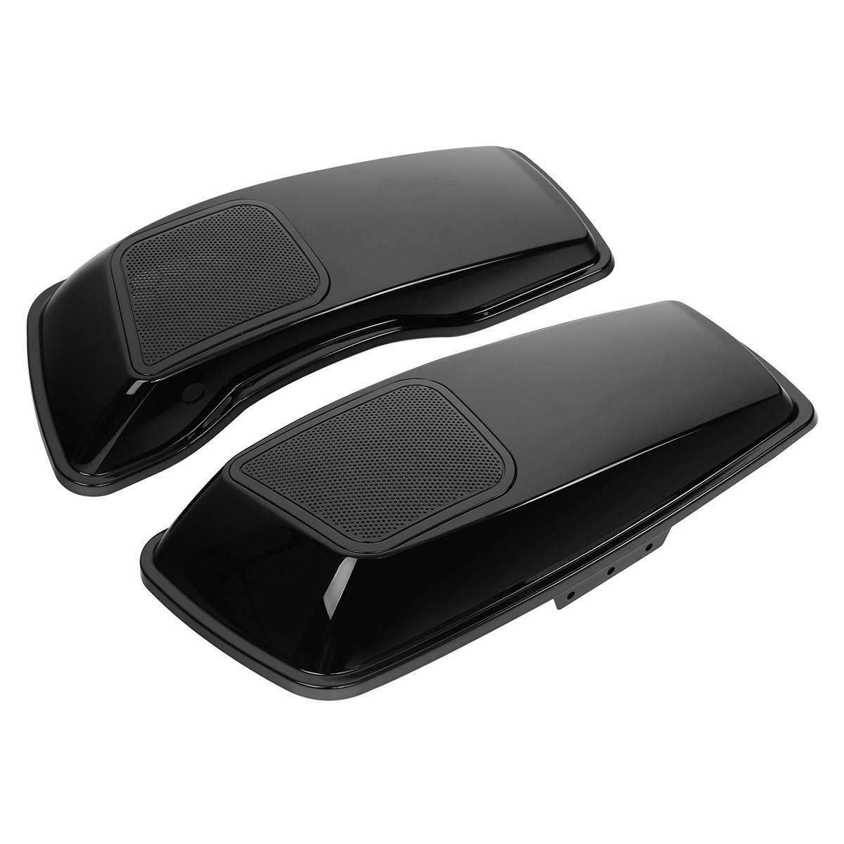 TCMT Saddlebag Speaker Lids with 6x9'' Cut Out Speaker Grills - Compatible with Harley Touring CVO Road King, Road Glide, Street Glide, Electra Glide (2014-2023) - Perfect for Motorcycle Audio Upgrades & Custom Sound Systems
