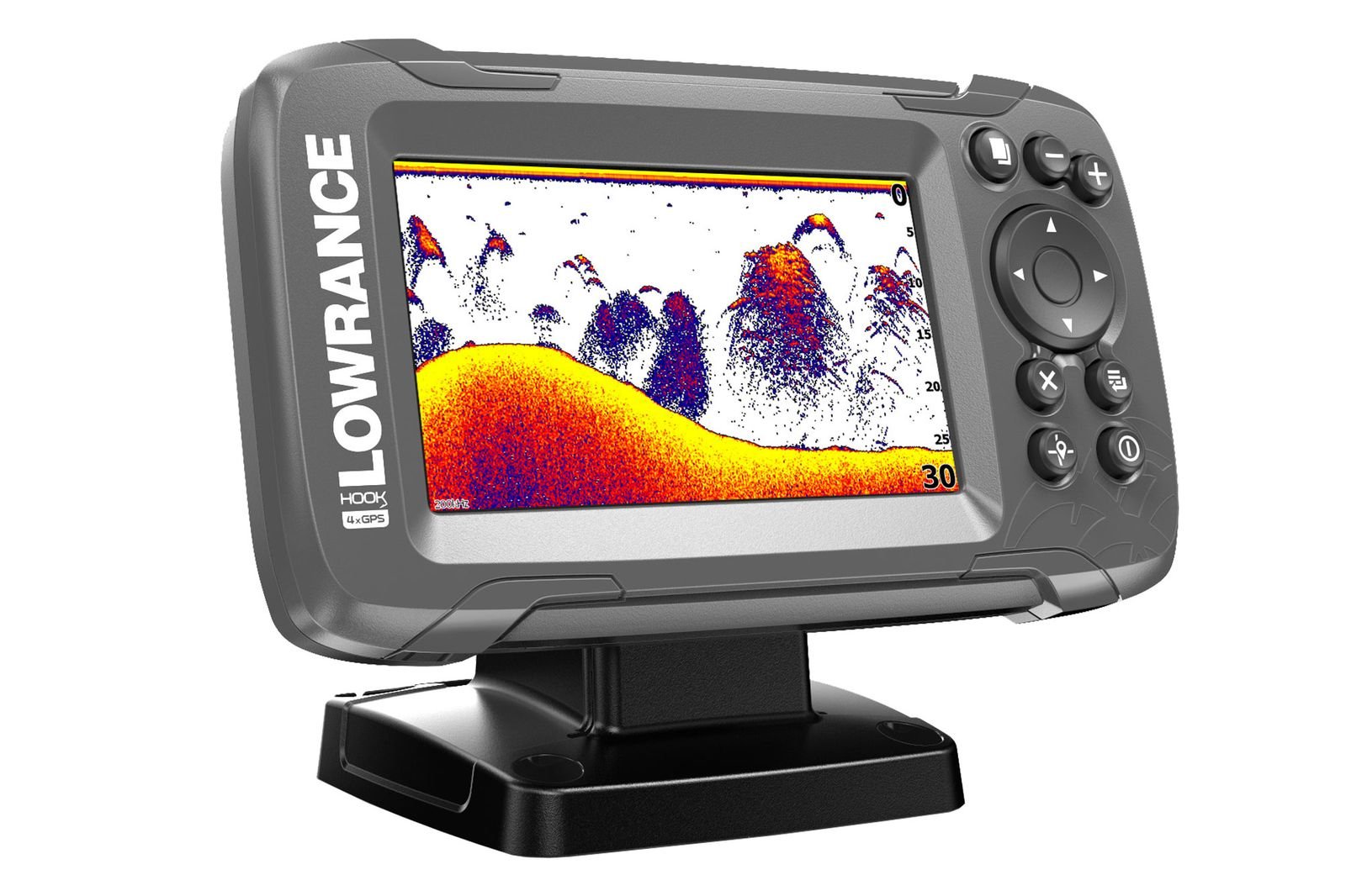 Lowrance Hook2 4X GPS Fish Finder with CHIRP Sonar & SplitShot Transducer - Portable Fishfinder for Boating, Kayaking, Ice Fishing & Freshwater/Saltwater Angling
