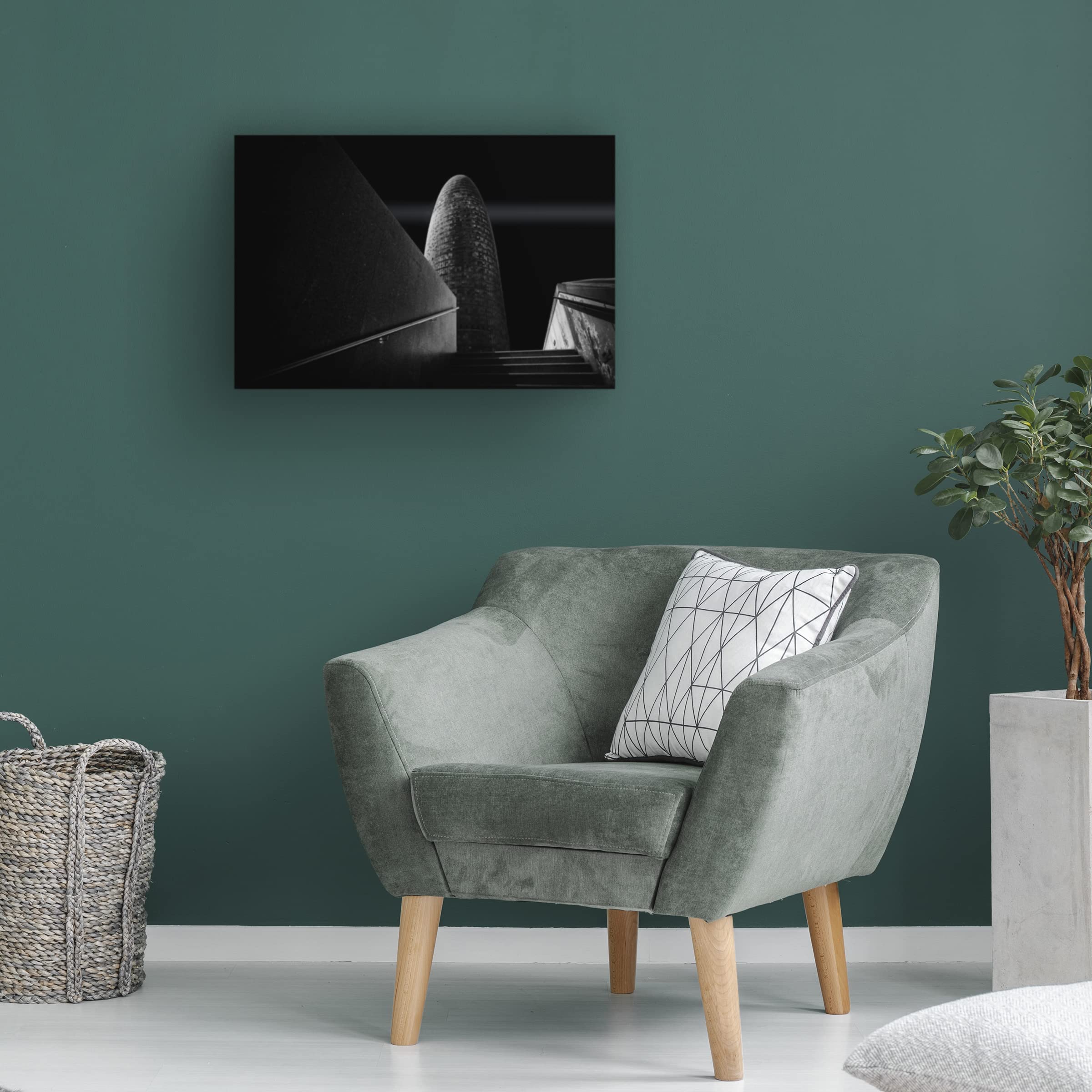 Roland Weber 'Torre' Canvas Wall Art Print - Modern Abstract Painting for Living Room, Bedroom & Office Decor | Trademark Fine Art Collection