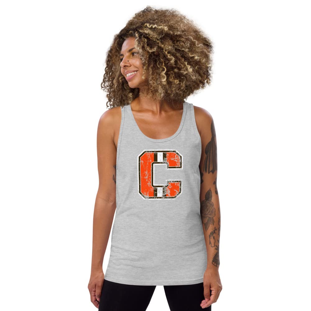 Vintage Cleveland Native Football Fan Unisex Tank Top - Comfortable & Stylish for Game Day, Casual Wear & Fan Events