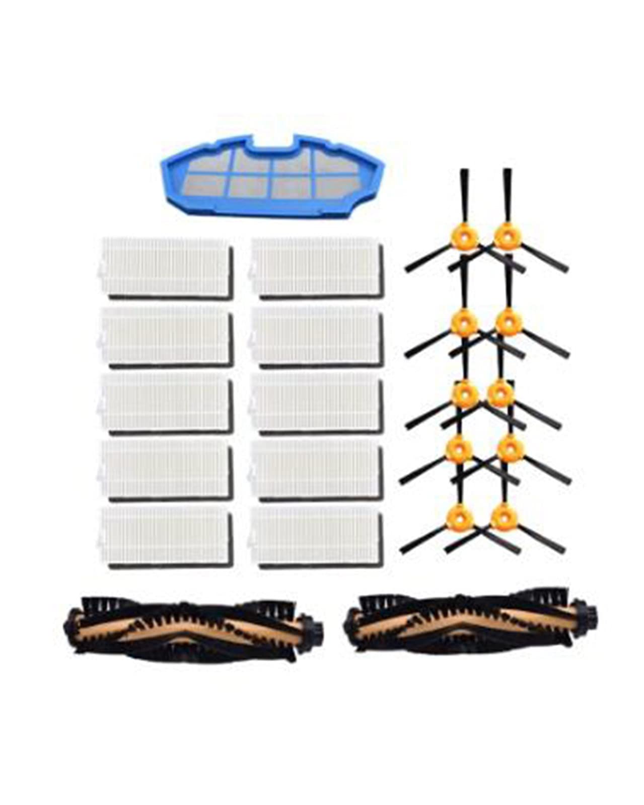 Ecovacs DEEBOT N79 N79S DN622 500 N79W N79SE Vacuum Cleaner Replacement Parts - Compatible Filters, Brushes & Accessories for Home Cleaning & Pet Hair Removal