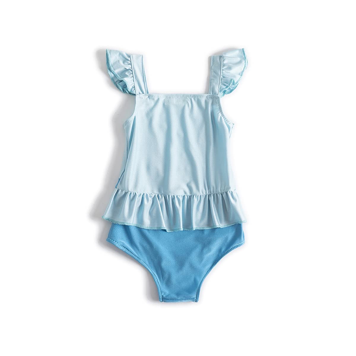 Girls One Piece Swimsuit | Infant & Toddler Bathing Suit | Cute Bikini Style Swimwear for Baby & Kids | Perfect for Pool, Beach & Summer Water Play