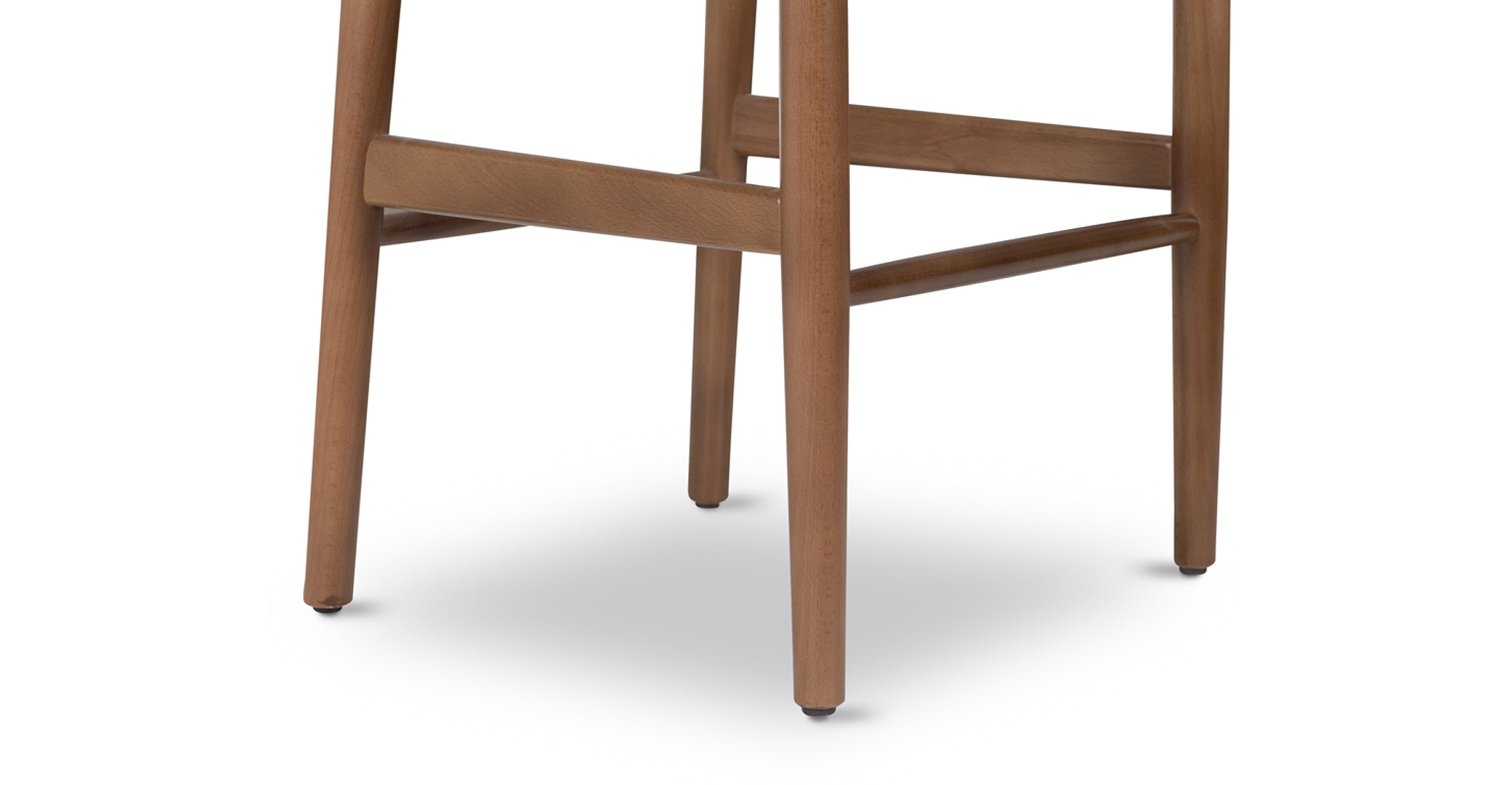 Modern Weave Counter Stool - Stylish Bar Stool for Kitchen Island, Breakfast Nook & Home Decor - Comfortable Rattan Seat with Sturdy Metal Frame - Perfect for Dining, Entertaining & Small Spaces