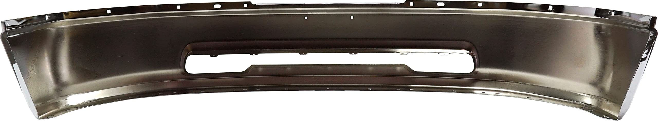 Evan Fischer Chrome Steel Front Bumper for Ram 1500 2011-2012 | No Fog Light Holes | Fits Non-Sport Package Models | Replaces OEM #68088188AA, 68206066AA, CH1002387 | Perfect for Off-Roading & Truck Upgrades
