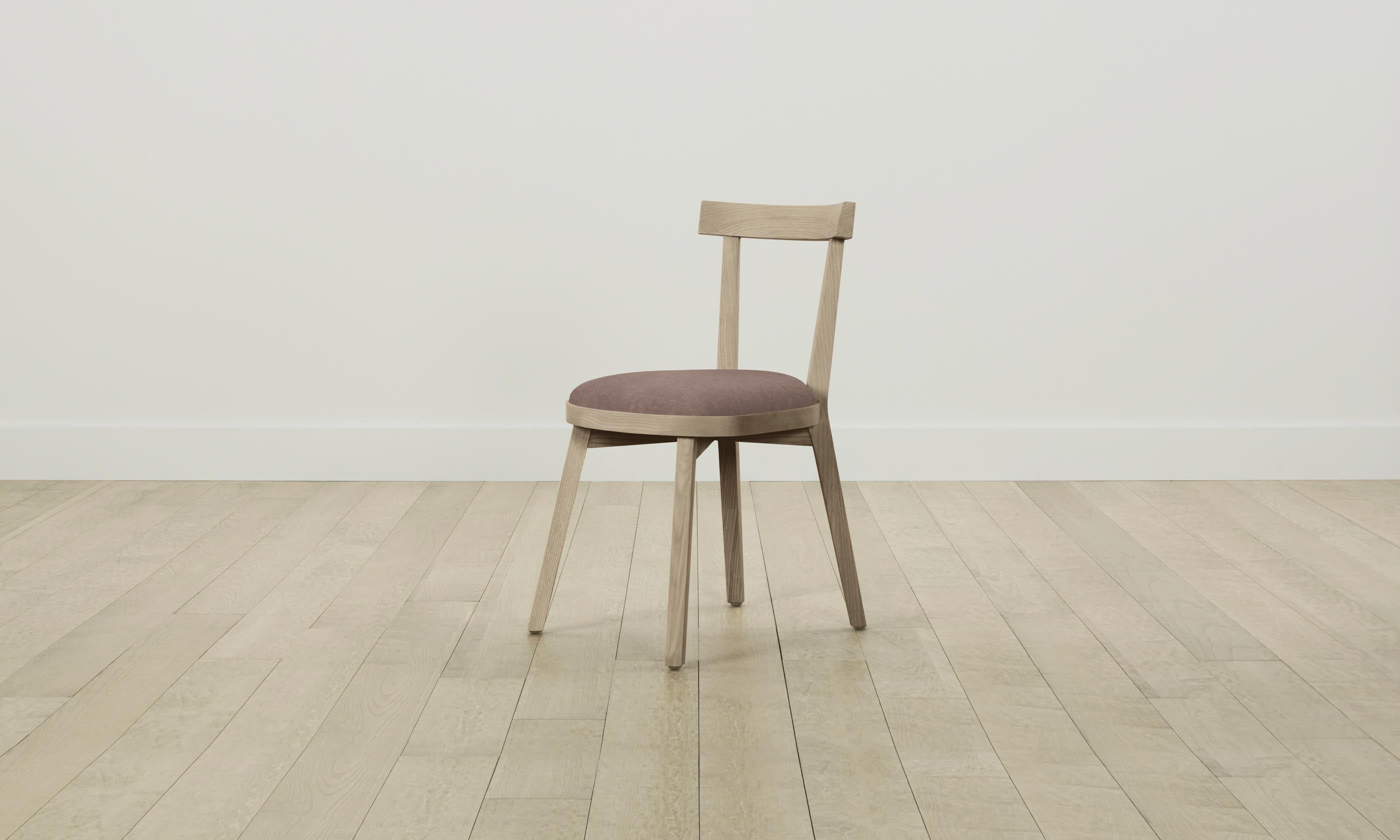 Allen Dining Chair - Modern Mohair Peony Upholstered Seat - Perfect for Kitchen, Dining Room & Home Office