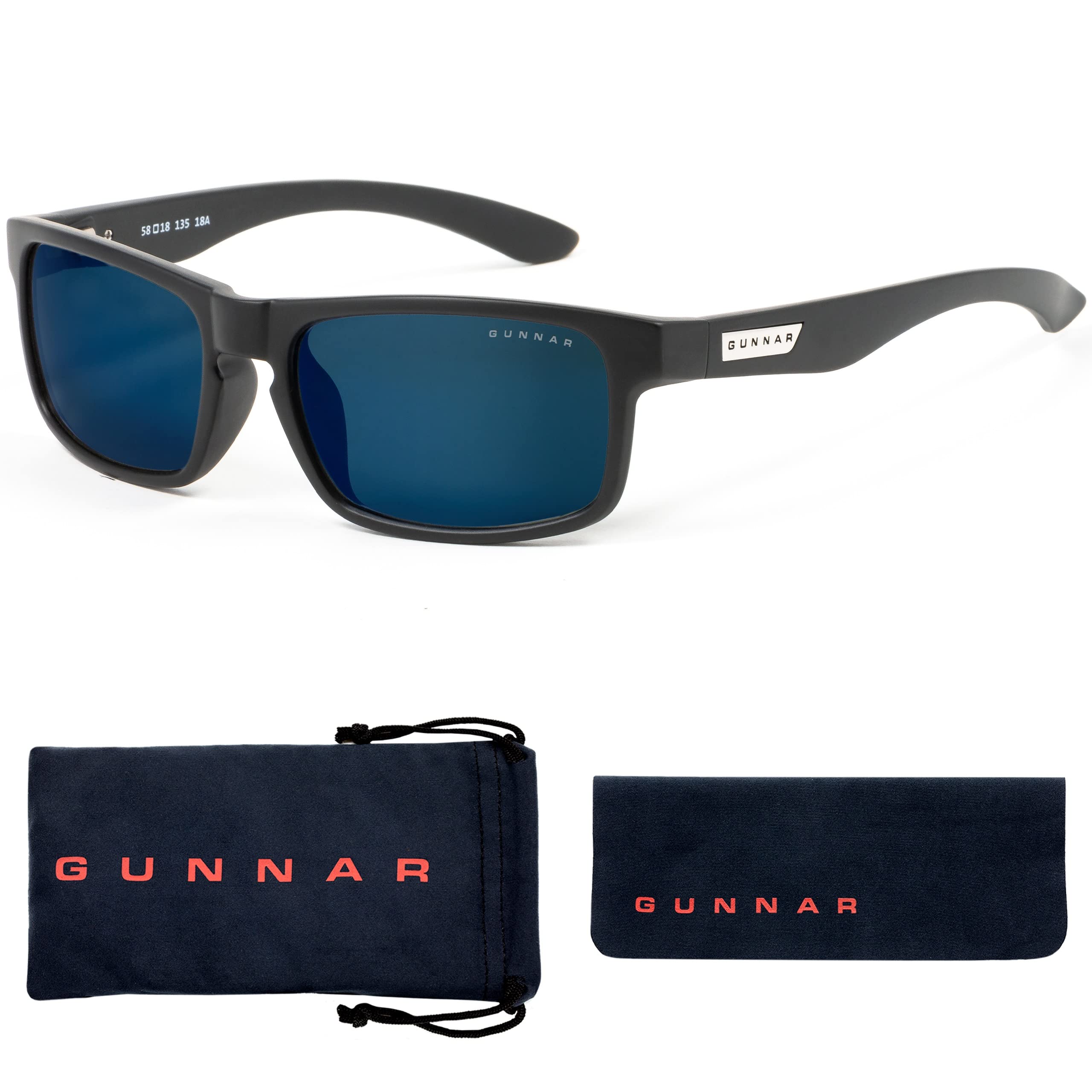 GUNNAR Blue Light Blocking Gaming Glasses - Anti-Eye Strain Computer Glasses for Gamers & Digital Screen Users - Perfect for Esports, Streaming & Long Work Sessions