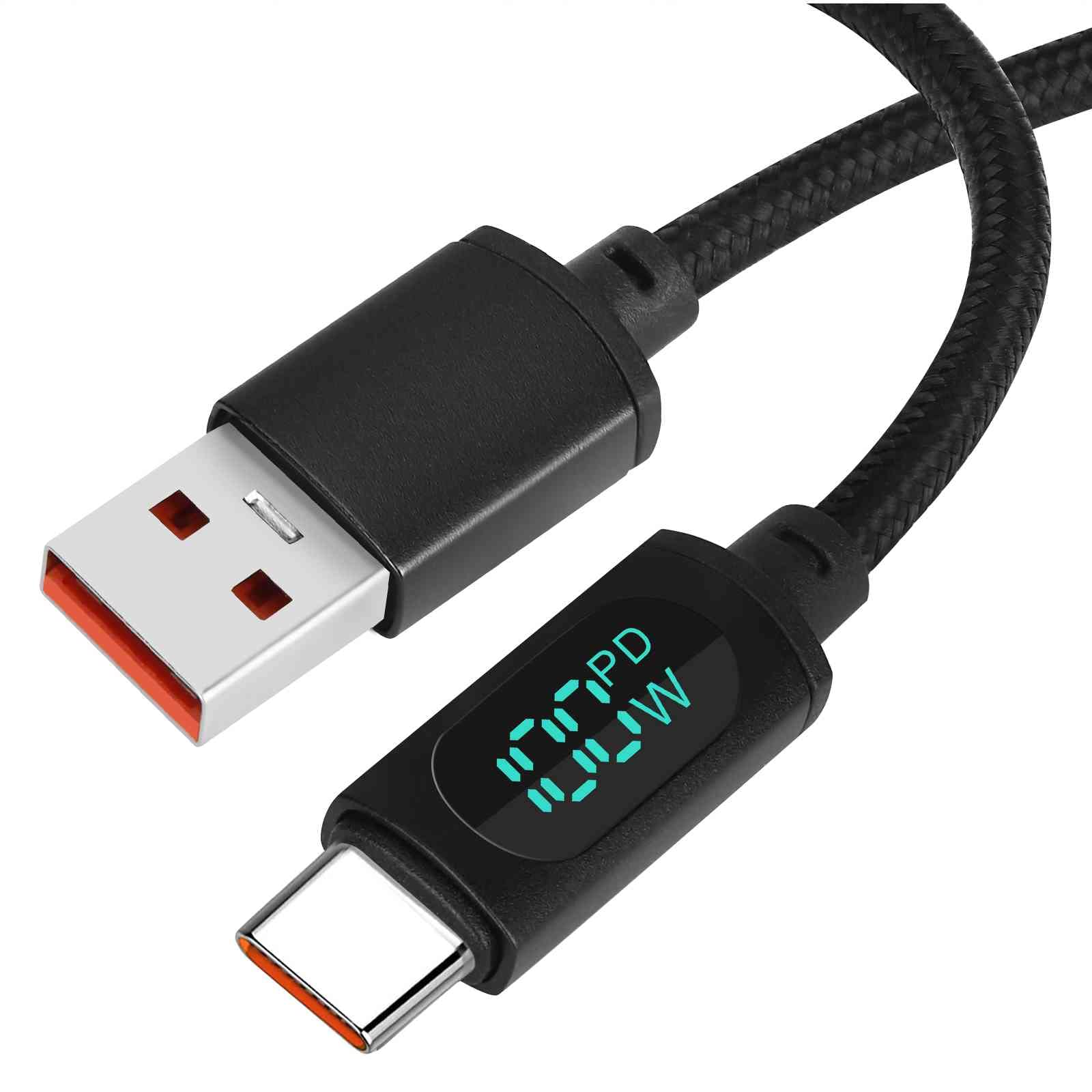 100W Fast Charging USB C to USB C Cable 3.3ft 7A - PD Compatible for MacBook Pro 2020, Samsung Galaxy S23/S24, Pixel 7/8, Nintendo Switch | Durable Type C Charger for Travel, Office & Home Use