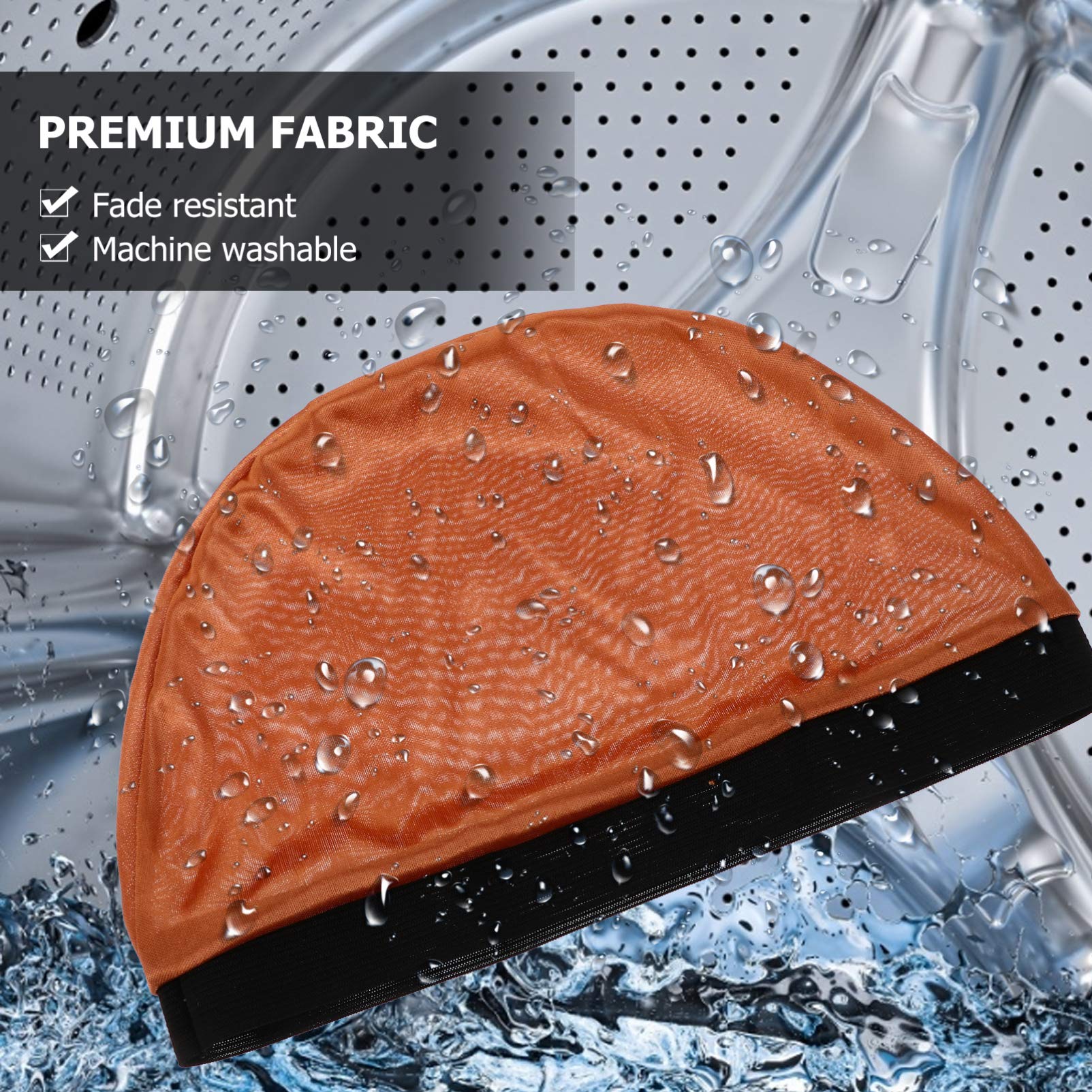 8 Pcs Wave Liner Wig Caps for Men - Breathable & Durable Hair Net for Wig Making, Styling & Cosplay - Perfect for Daily Use, Salon & Costume Parties