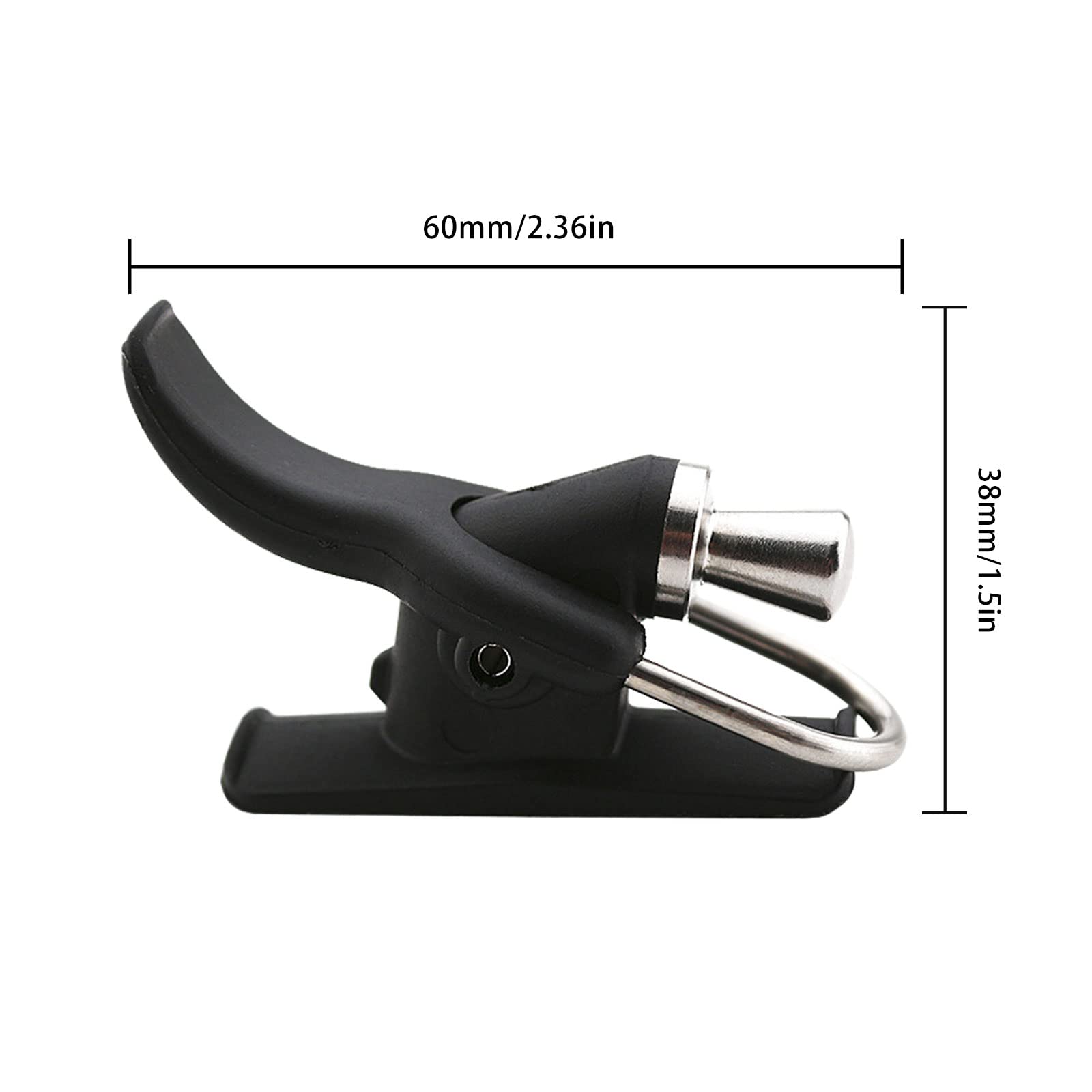 Castease Pro 4Pcs Surf Fishing Casting Trigger Aid - Thumb Button & Cannon Clip Fixed Spool Casting Tool for Saltwater Fishing - Secure Finger Protector for Beach, Pier & Offshore Angling