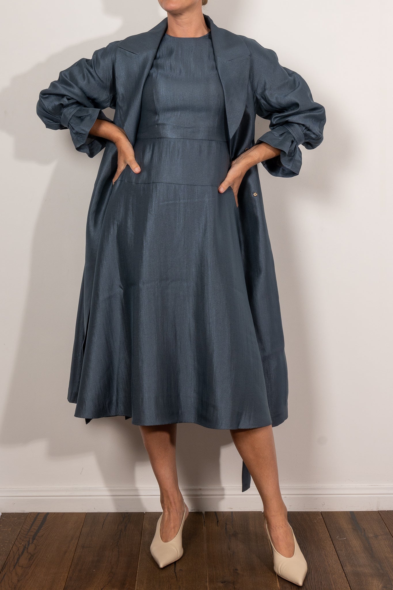 M.A. Dainty Mosey Dress - Women's Floral Summer Maxi Dress with Puff Sleeves & Tiered Skirt | Perfect for Beach Vacation, Boho Wedding & Casual Outings