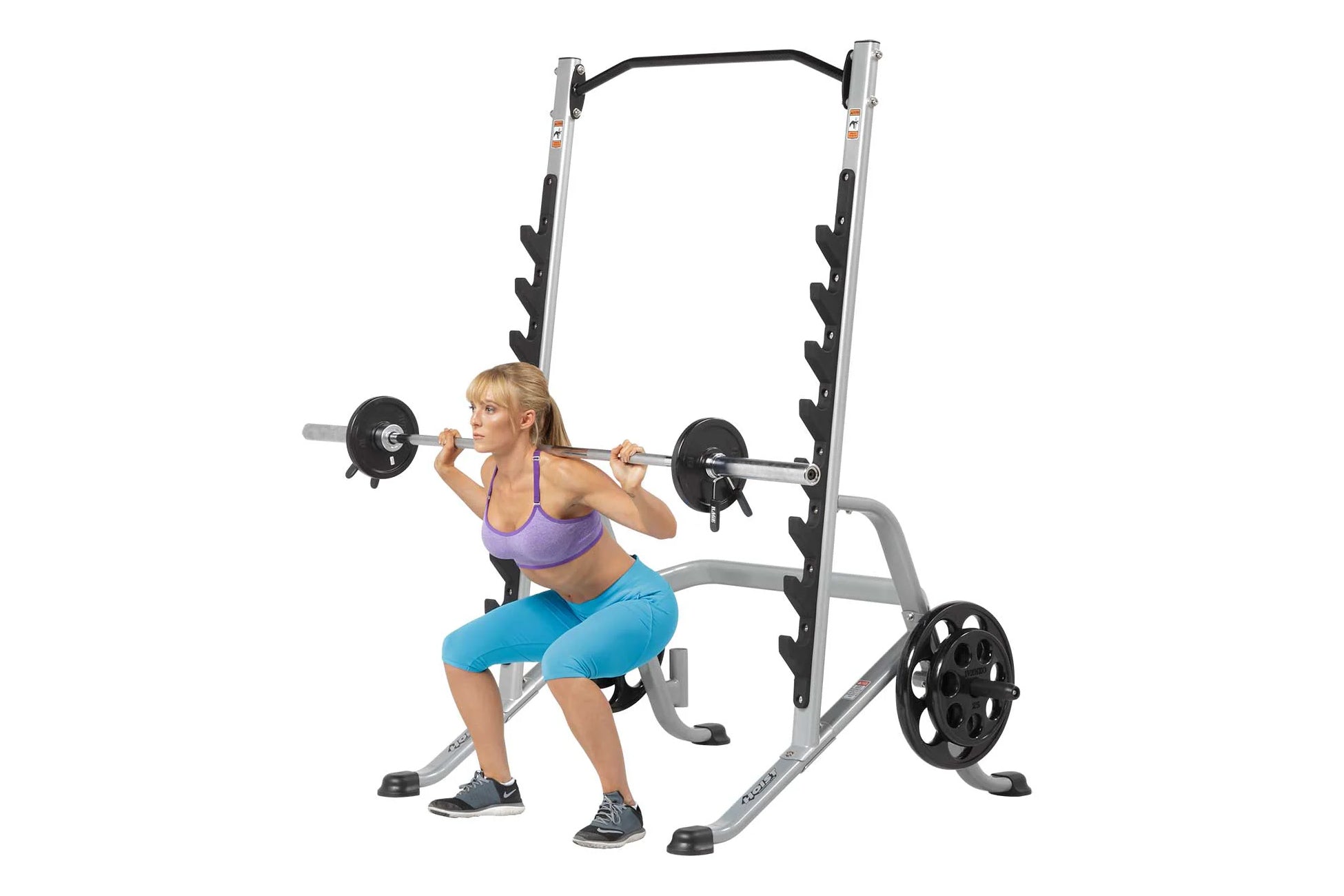 Hoist HF-5970 Multi-Purpose Squat Rack for Home Gym - Power Cage for Weightlifting, Strength Training & CrossFit Workouts | Perfect for Garage & Basement Gym Setup