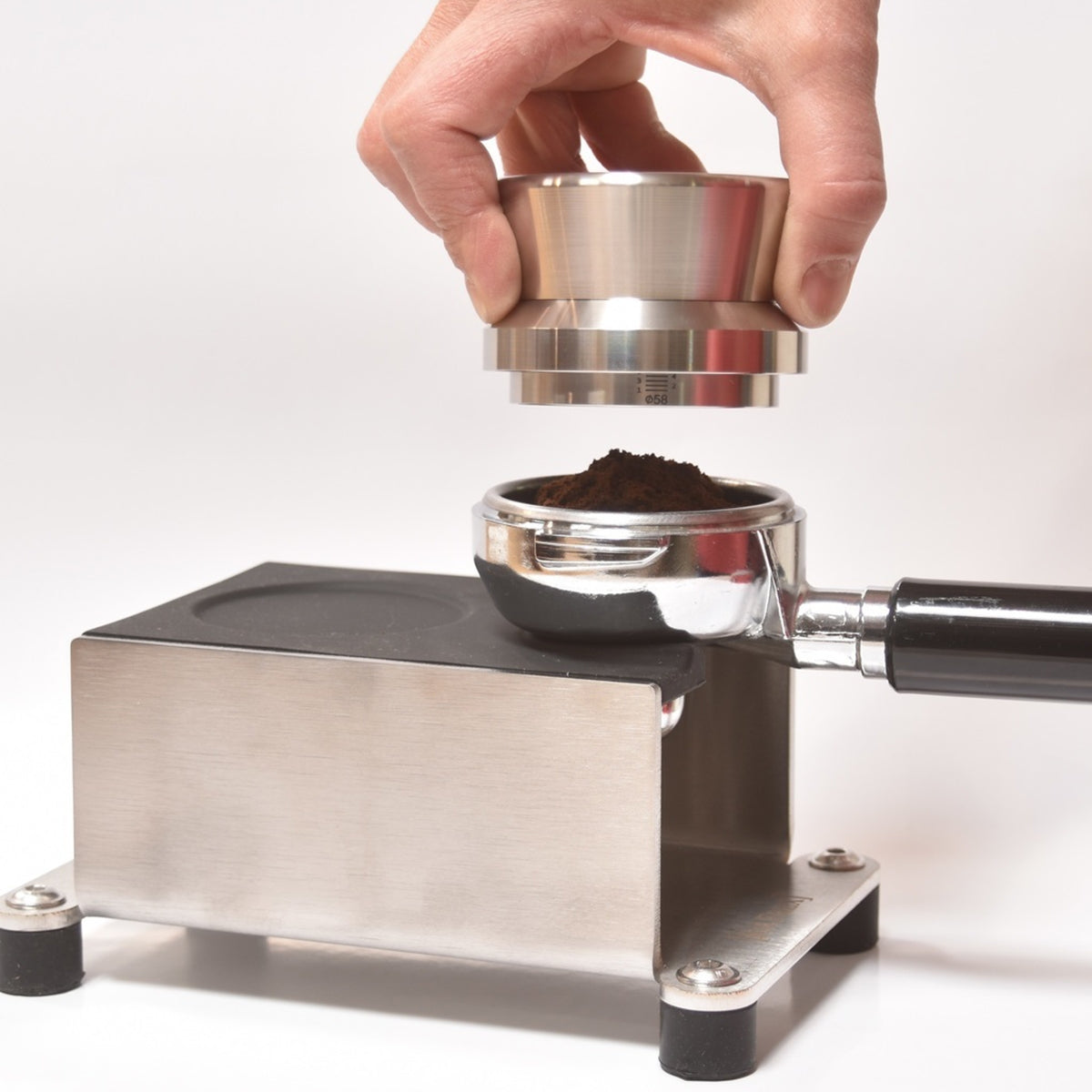 JoeFrex Professional 58mm Coffee Tamper - Perfect for Espresso Machine & Barista Use at Home or Cafe
