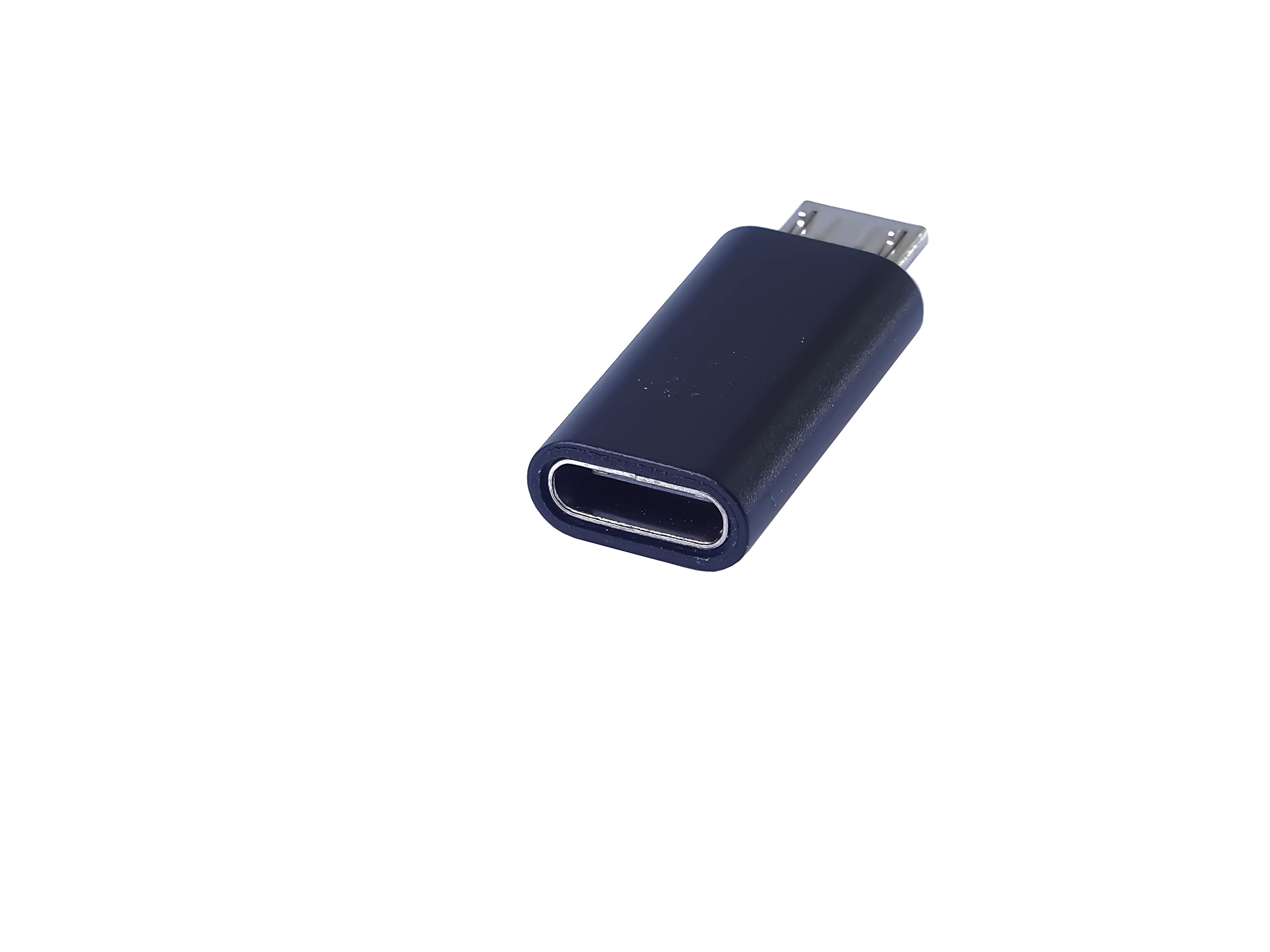 Premium USB-C to Micro USB Adapter - USB-C Female to Micro USB Male Converter - Fast Charging & Data Sync - Compatible with Android Phones, Tablets & More (Black) - Perfect for Travel, Office & Home Use
