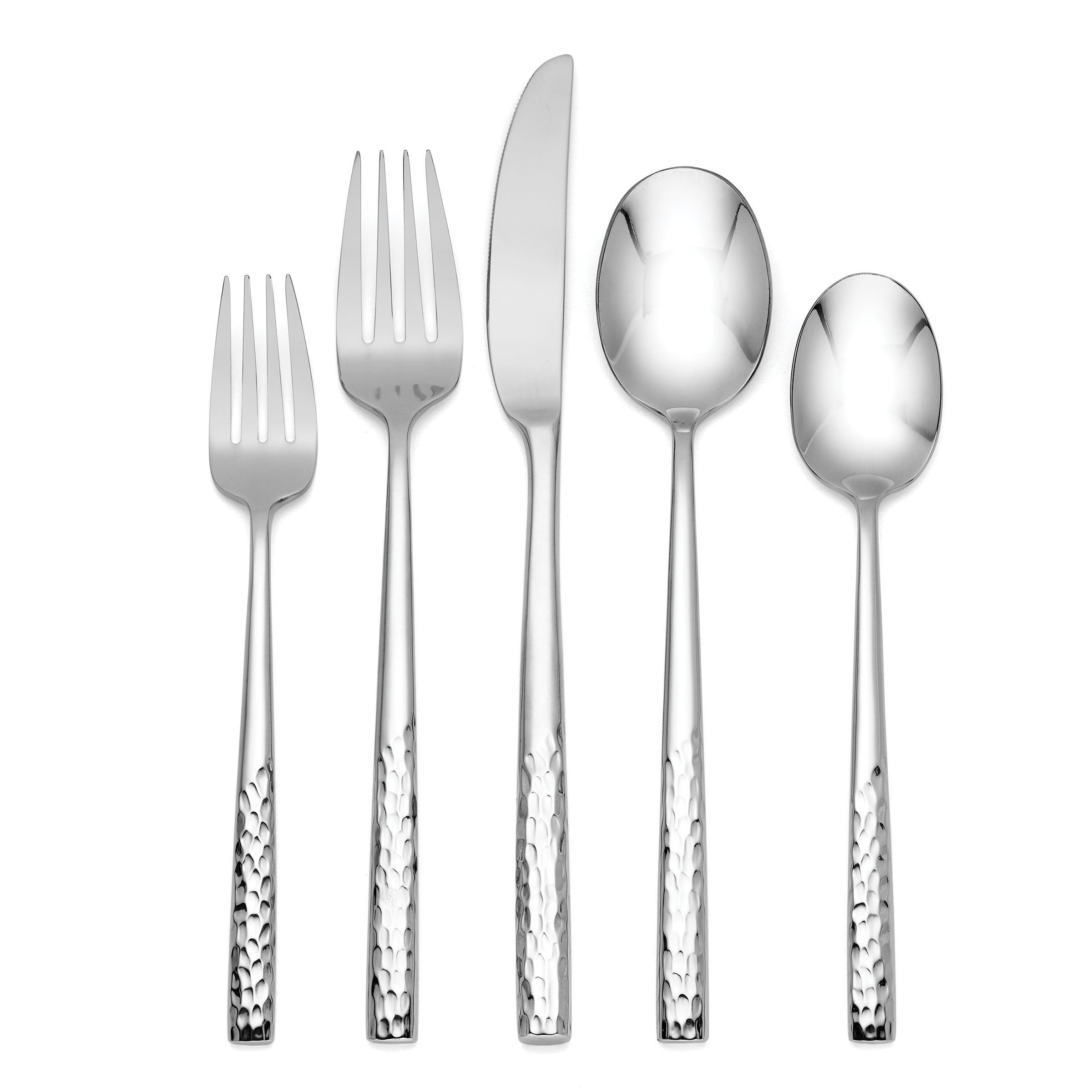 20-Piece Mezze Flatware Set - Stainless Steel Silverware for Everyday Dining, Dinner Parties & Gifts - Elegant Cutlery Set for Home & Restaurant Use