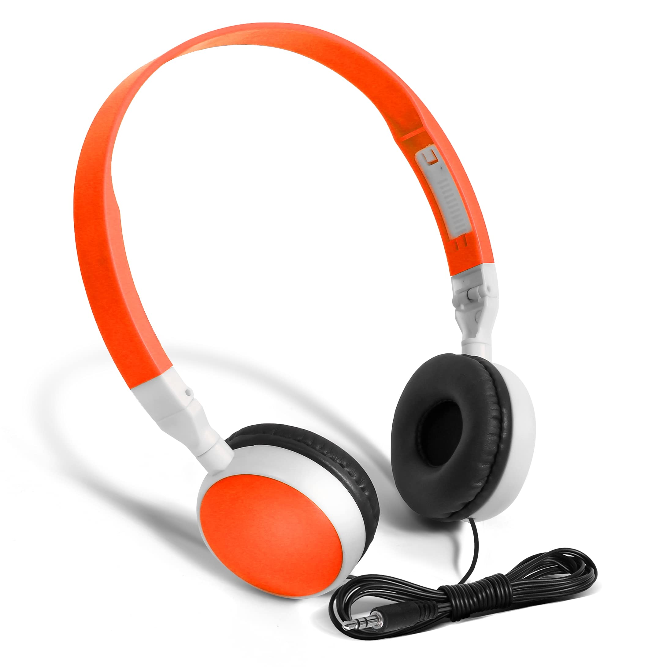 10 Pack Bulk Wired Headphones for Kids - Durable Classroom Headphones for School, Computers & Online Learning | KW-N10O Student Headphones for Children | Perfect for Classrooms, Homeschooling & Remote Learning