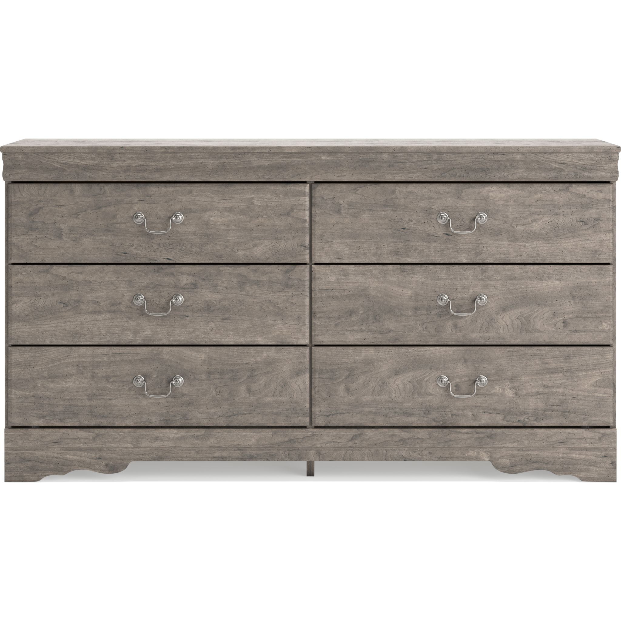 Bayzor 6-Drawer Dresser with Metal Frame - Modern Gray Bedroom Storage Furniture for Clothes, Bedding & Accessories | Perfect for Bedroom, Closet & Nursery Organization